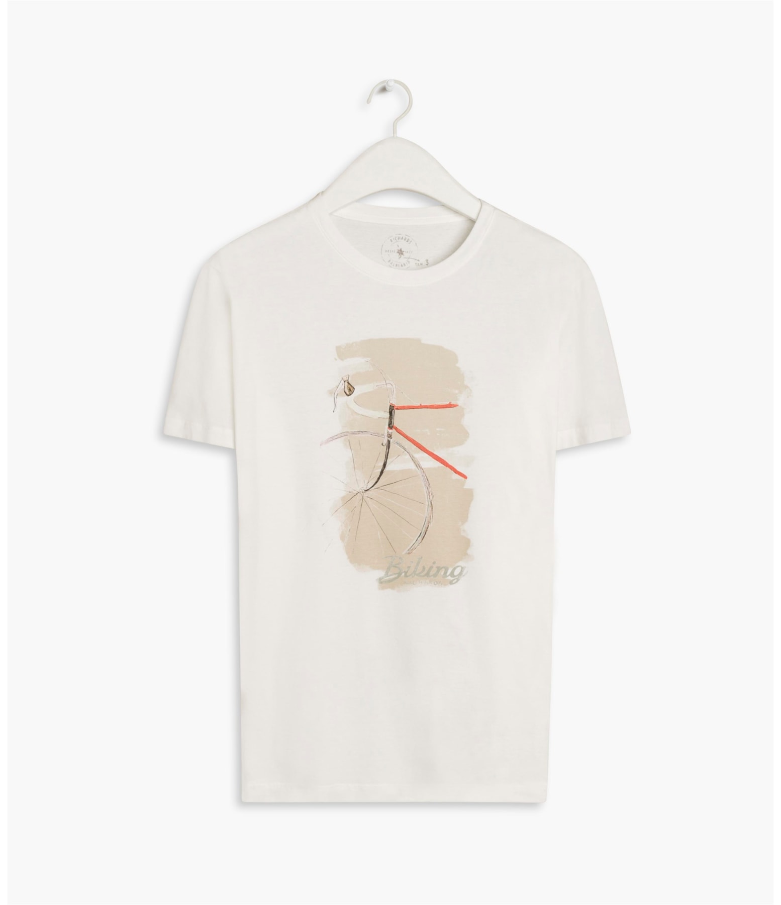 T-Shirt Aquarela Biking Off White