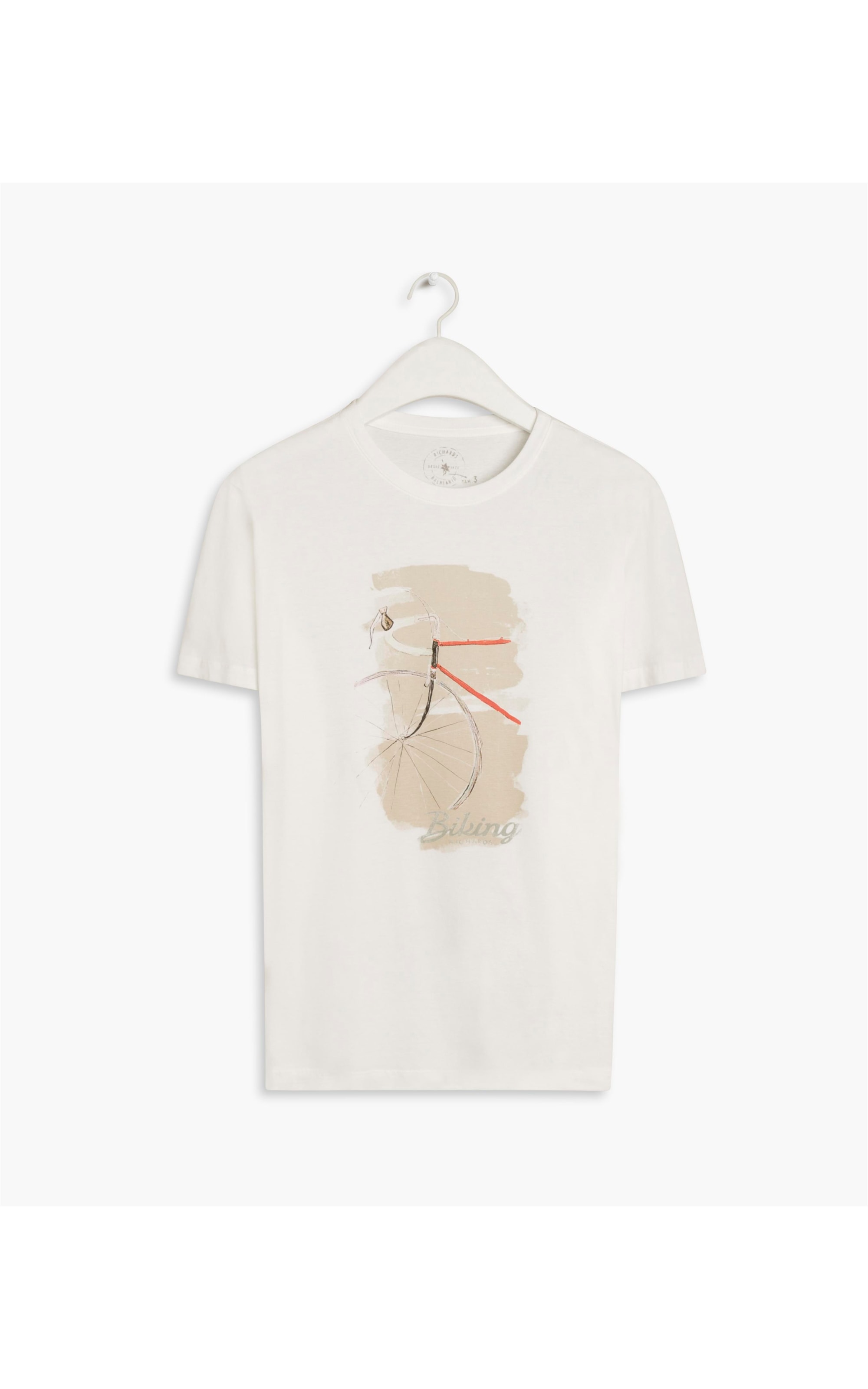 T-Shirt Aquarela Biking Off White