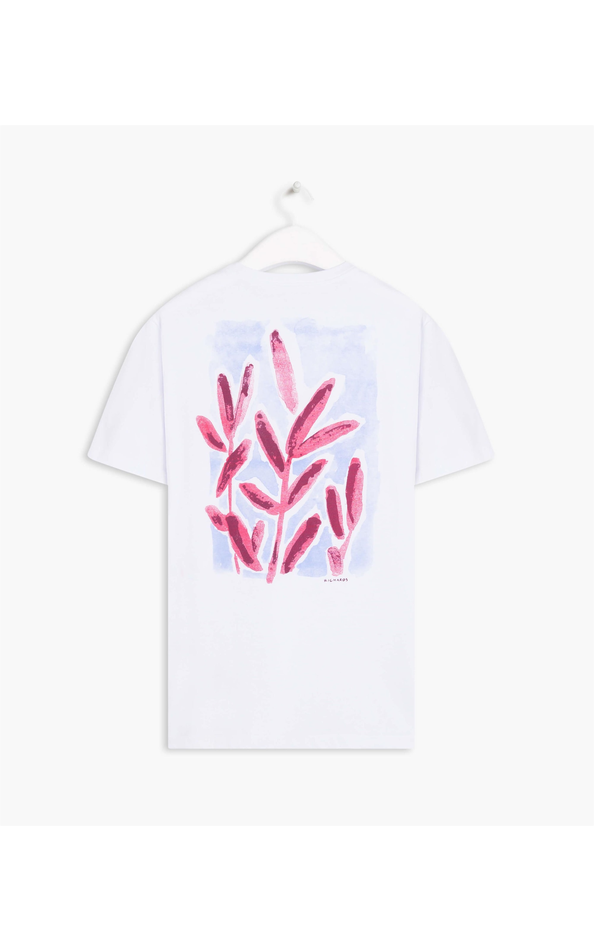 T-Shirt Aquarela Folhagem Mc Branco