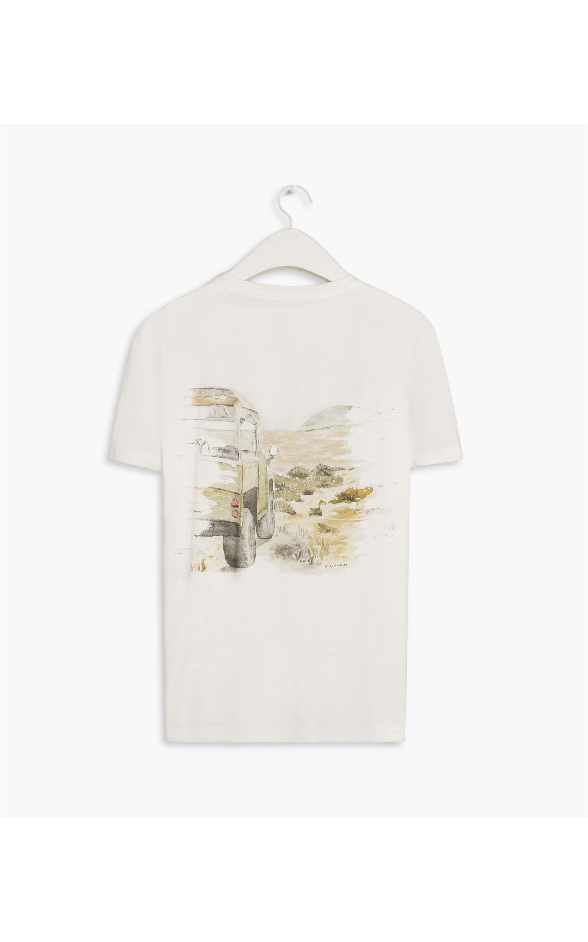 T-Shirt Aquarela Land Desert Off White