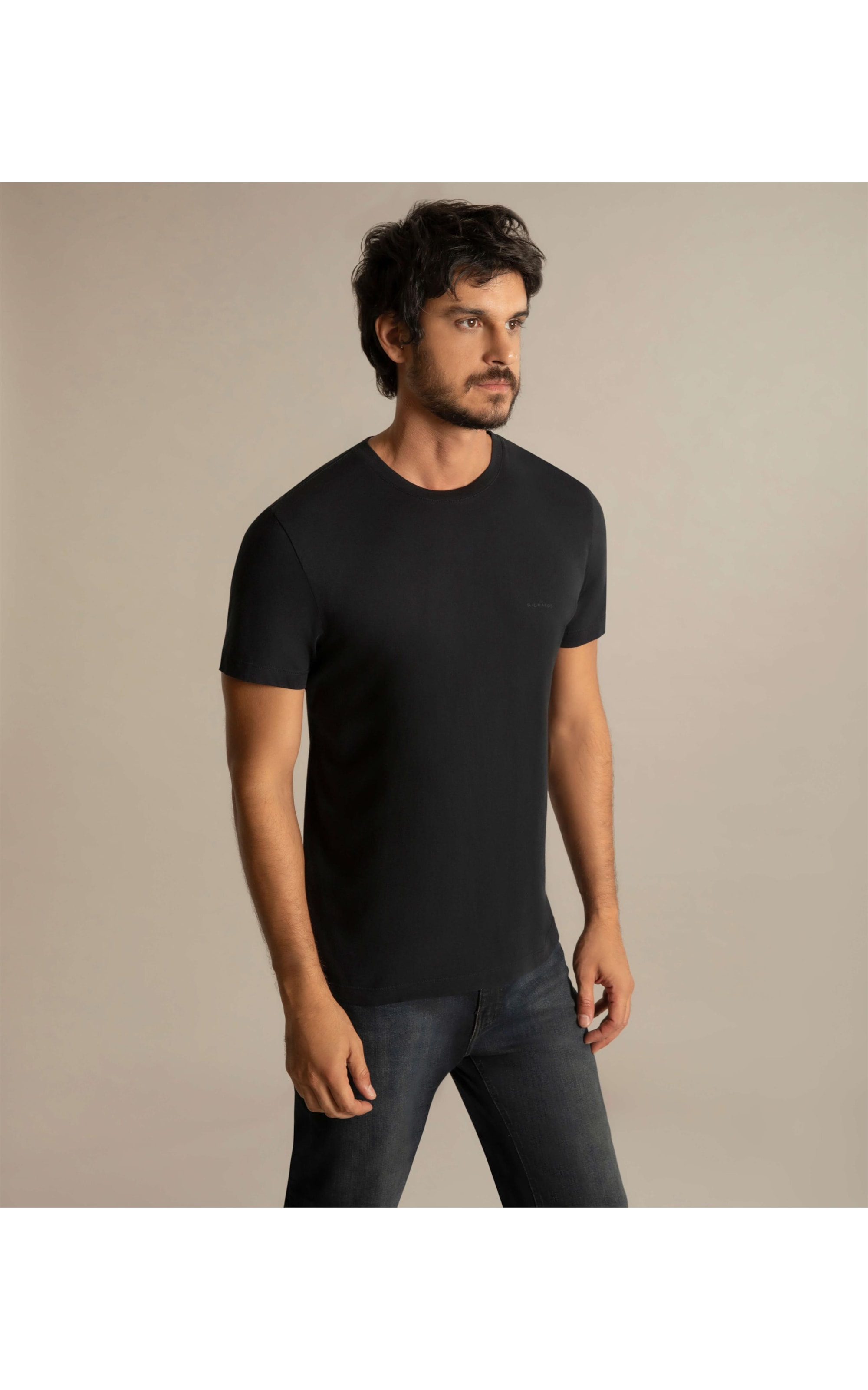 T-Shirt  Aquarela Preto