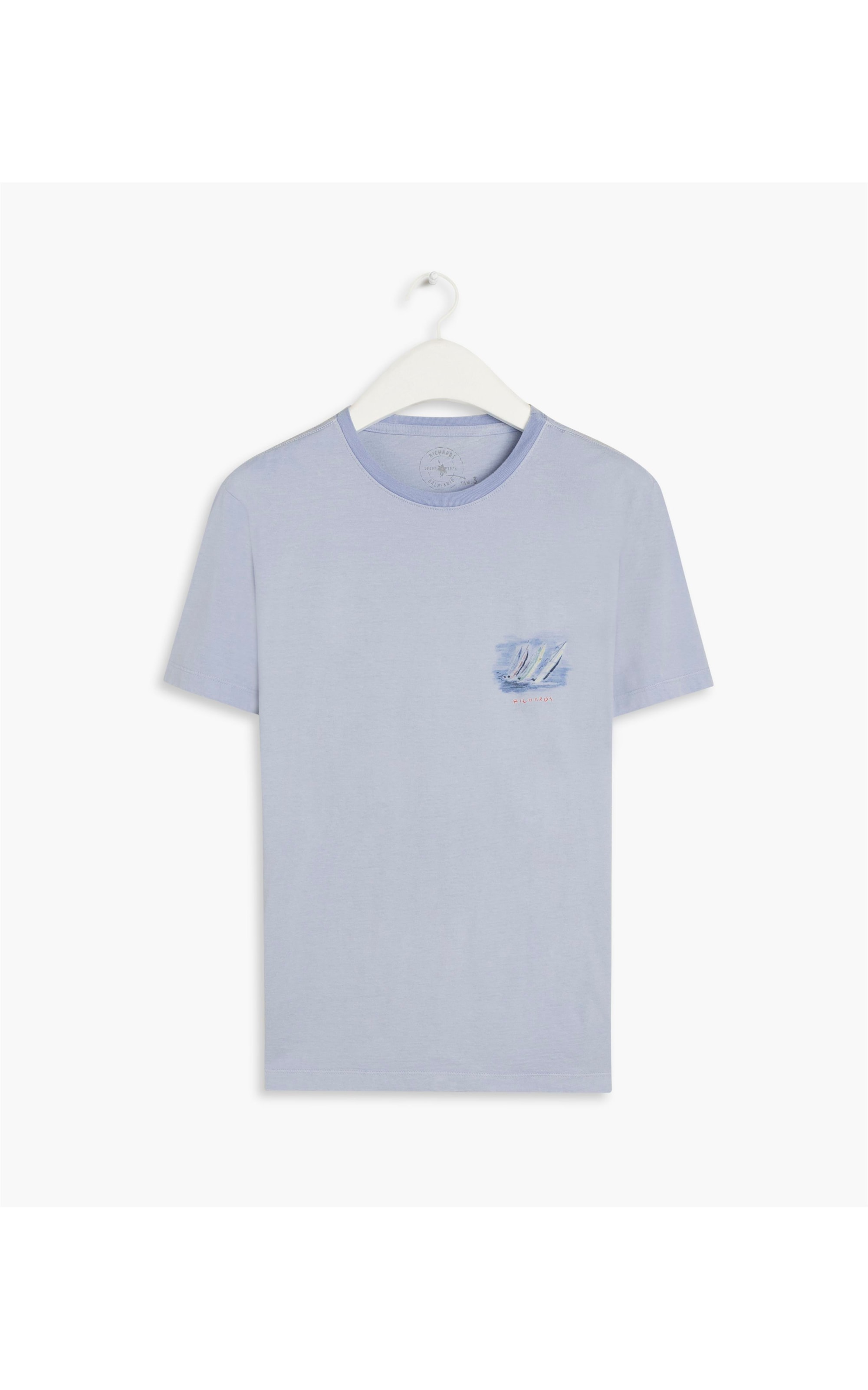 T-Shirt Aquarela Regatta Azul Claro