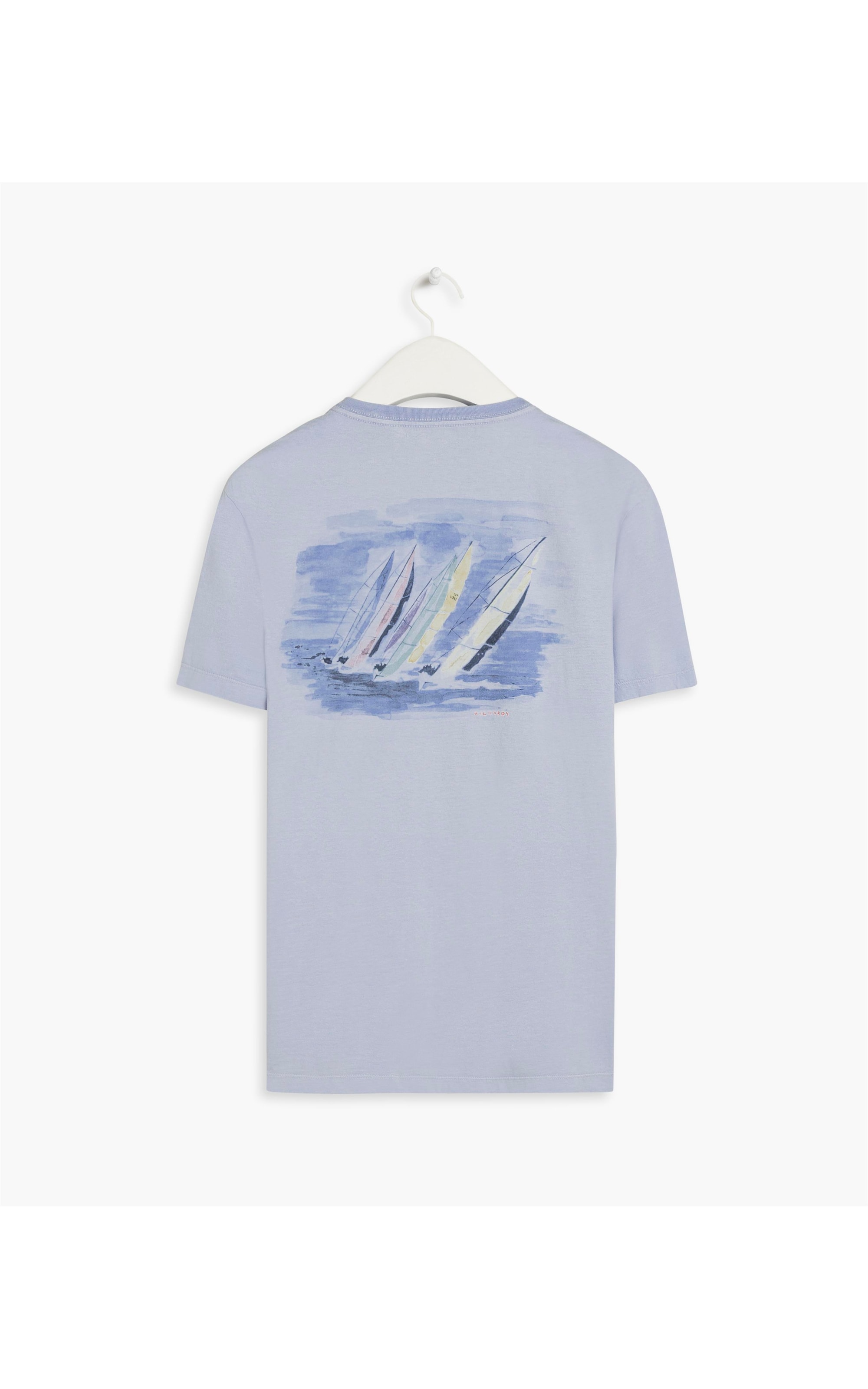 T-Shirt Aquarela Regatta Azul Claro