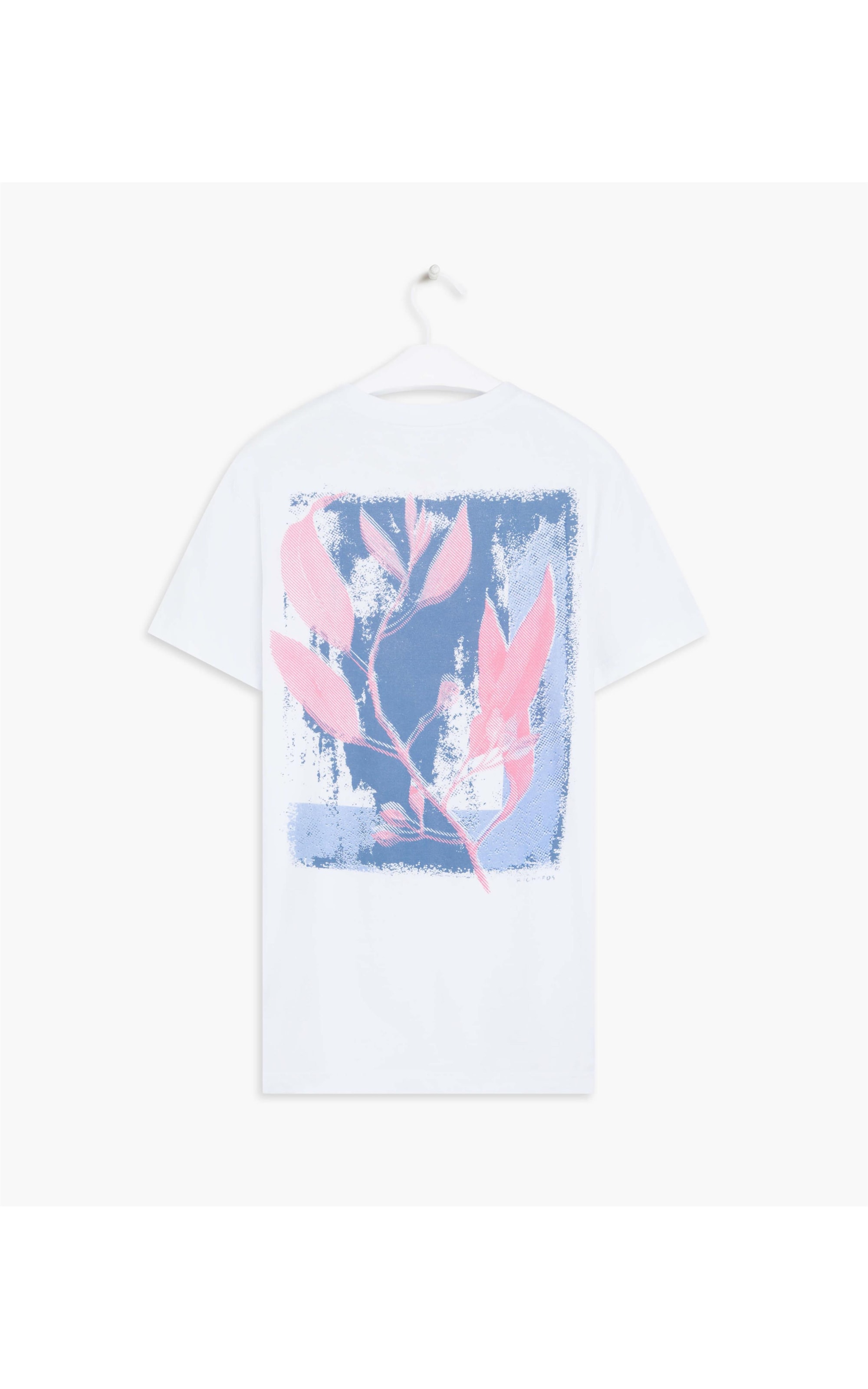 T-Shirt Aquarela Rustic Leaves Mc Branco