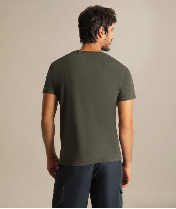T-Shirt  Aquarela Verde Army