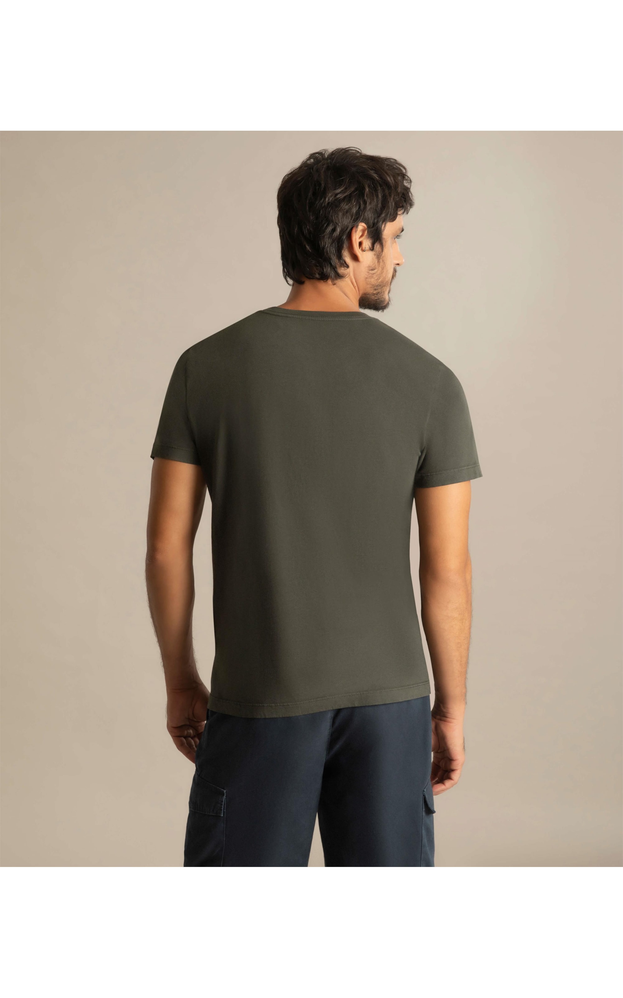T-Shirt  Aquarela Verde Army