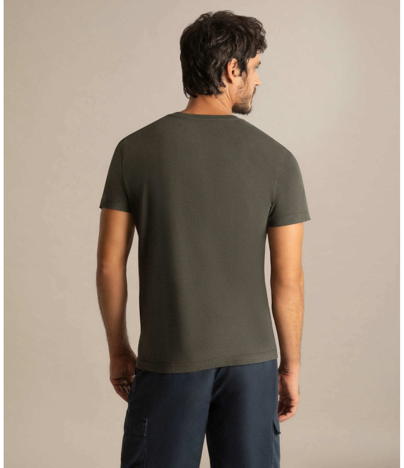 T-Shirt  Aquarela Verde Army