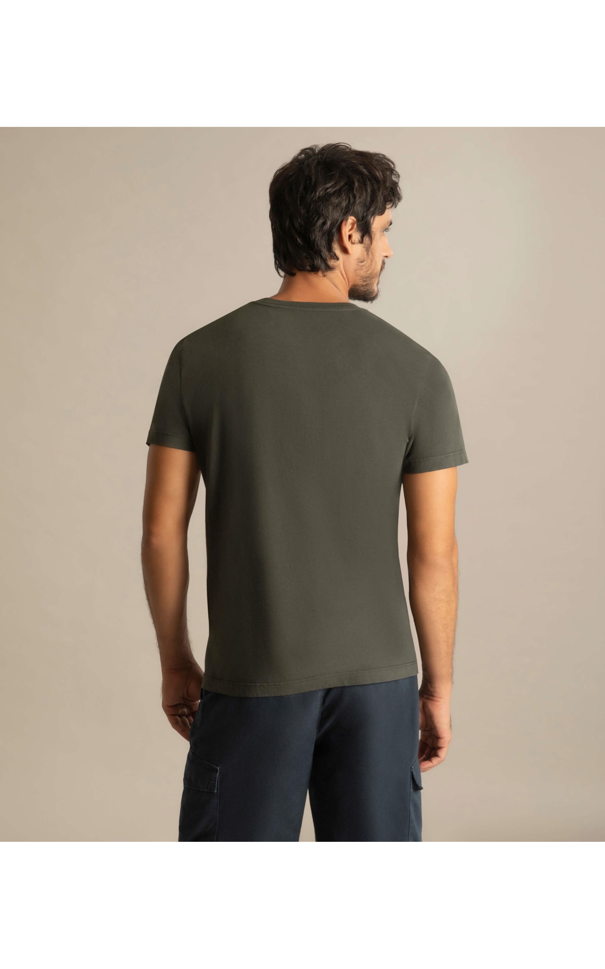 T-Shirt  Aquarela Verde Army