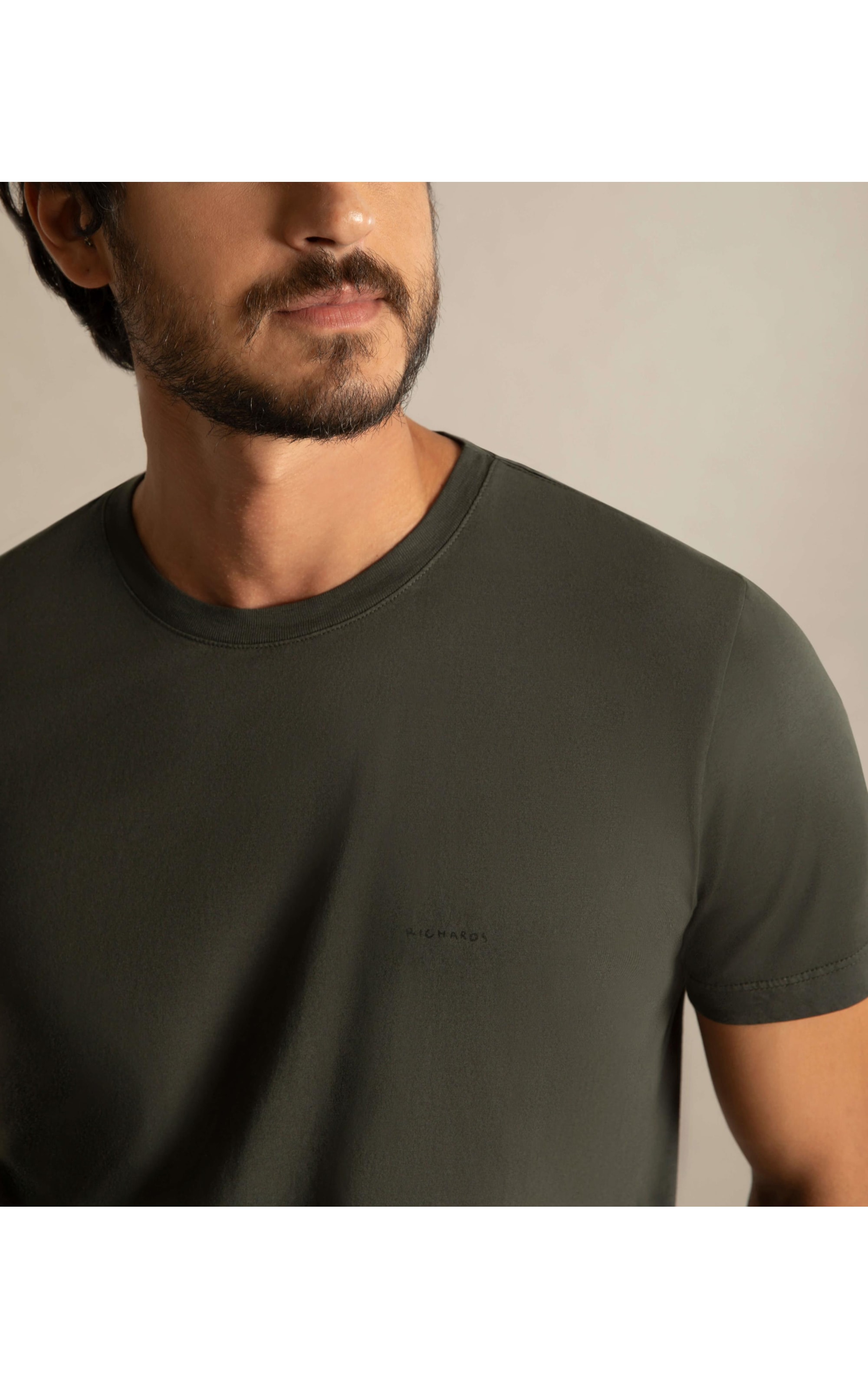 T-Shirt  Aquarela Verde Army