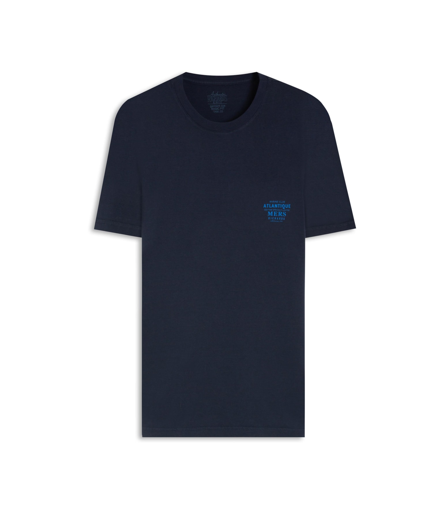 T-Shirt Atlantic Mers Zebrinha Mc Bf Marinho