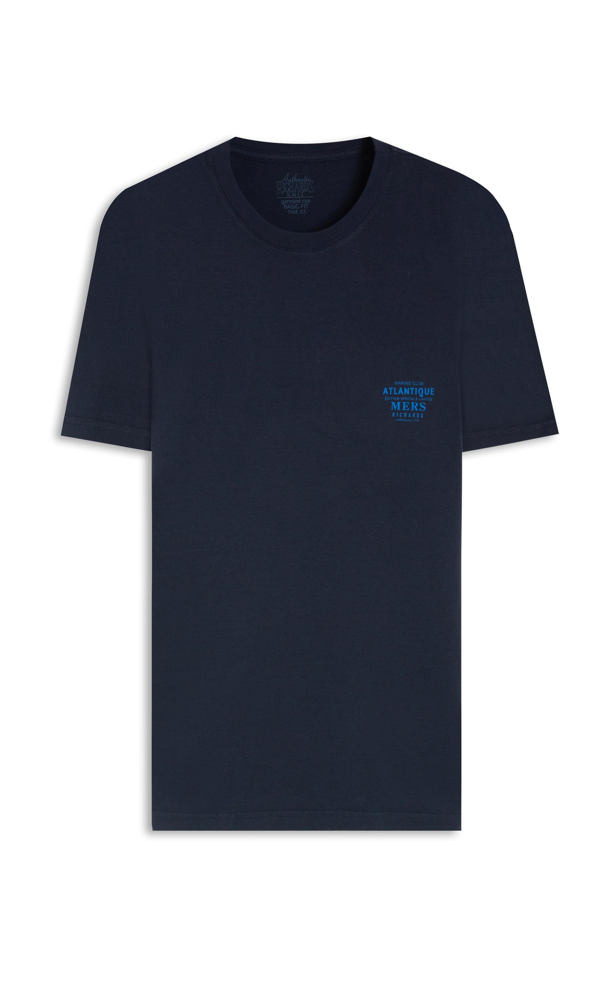 T-Shirt Atlantic Mers Zebrinha Mc Bf Marinho