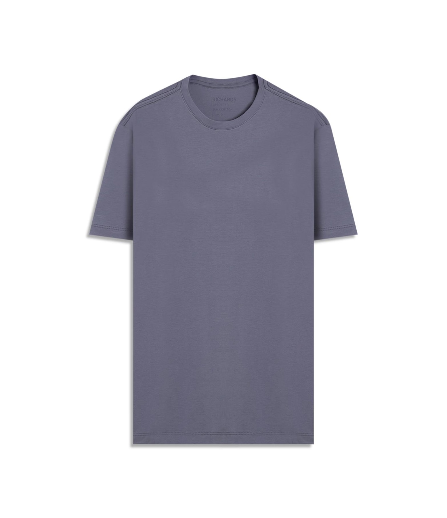 T-Shirt Basic Pima Mc Azul Chofer
