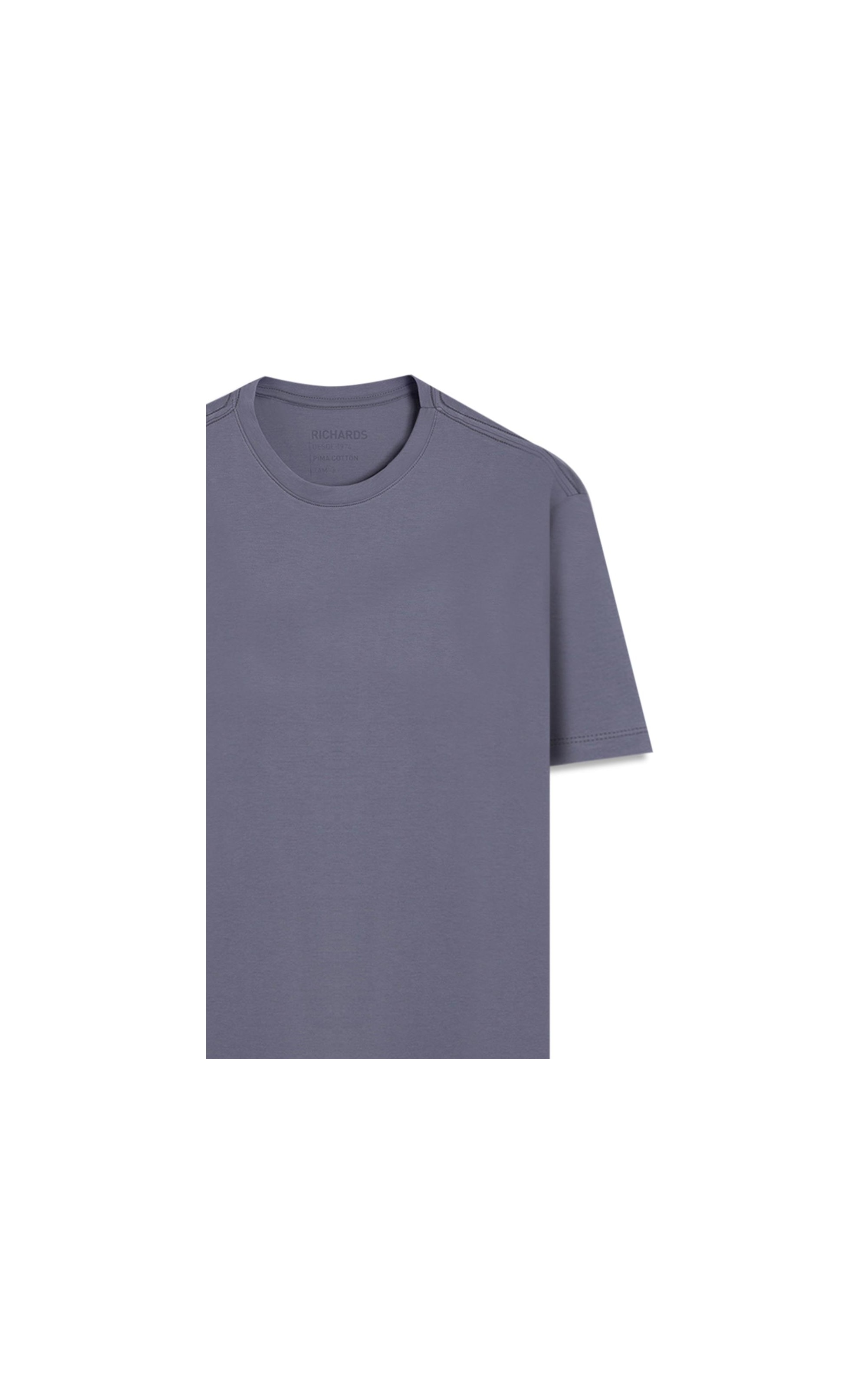 T-Shirt Basic Pima Mc Azul Chofer