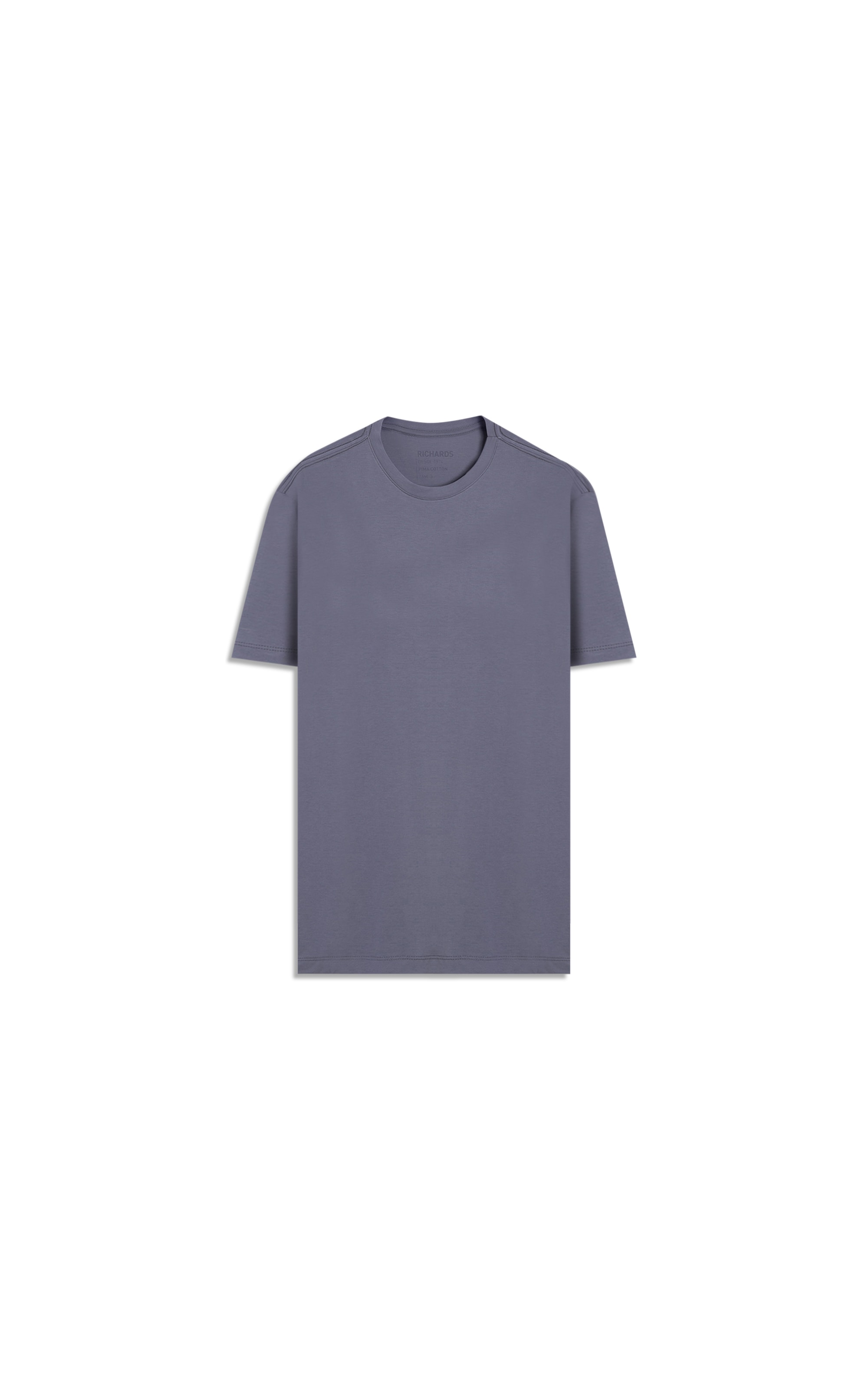 T-Shirt Basic Pima Mc Azul Chofer