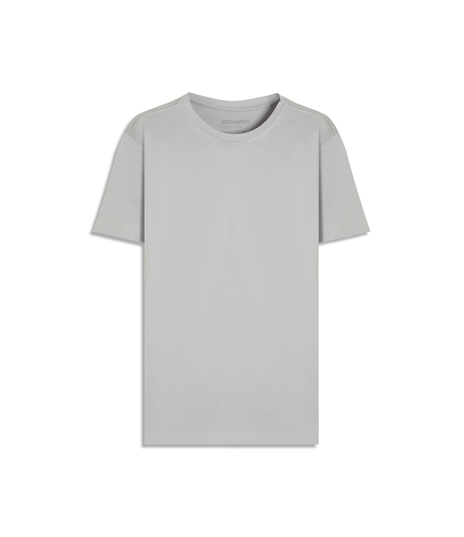 T-Shirt Basic Pima Mc Azul Seco