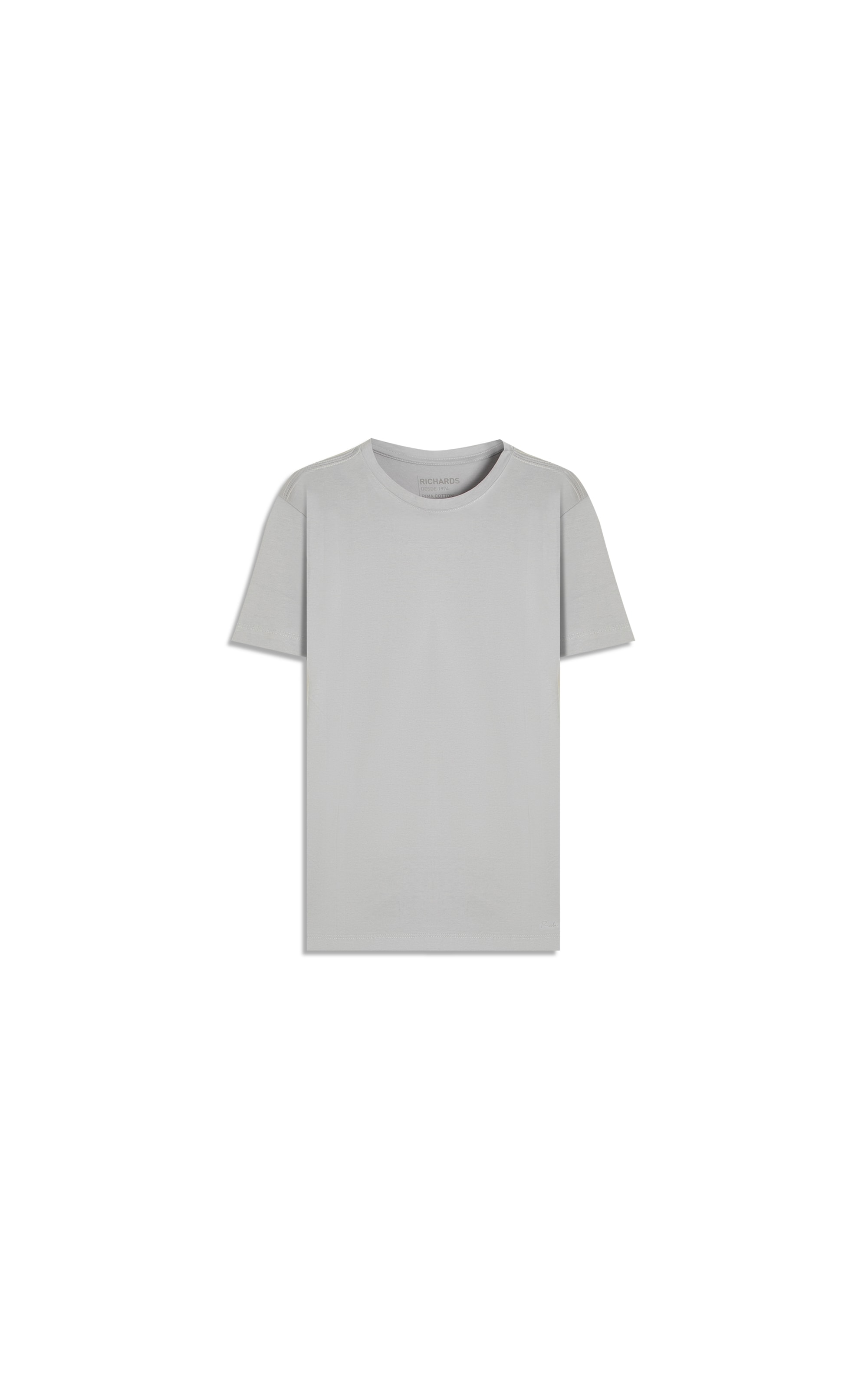 T-Shirt Basic Pima Mc Azul Seco
