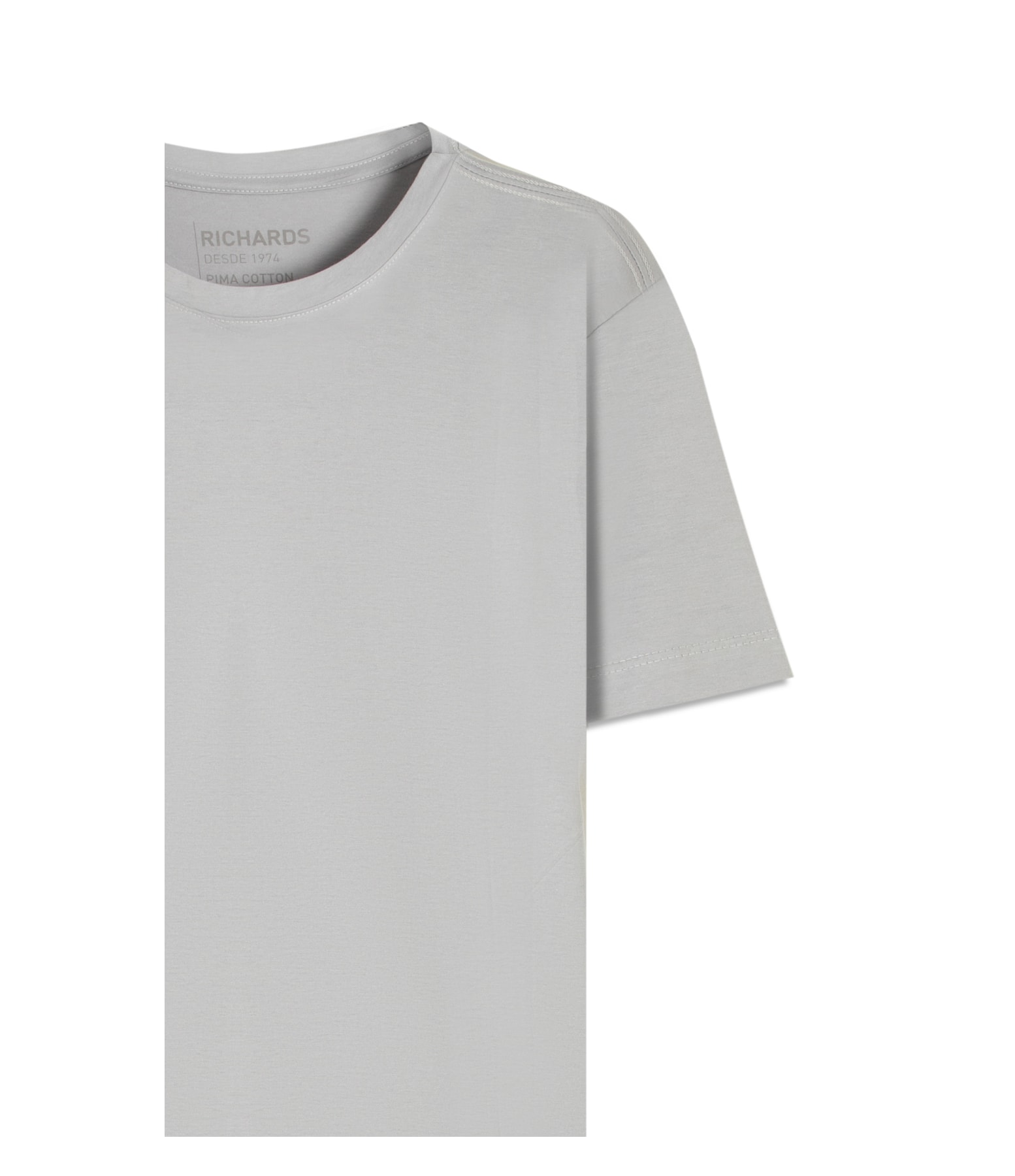 T-Shirt Basic Pima Mc Azul Seco