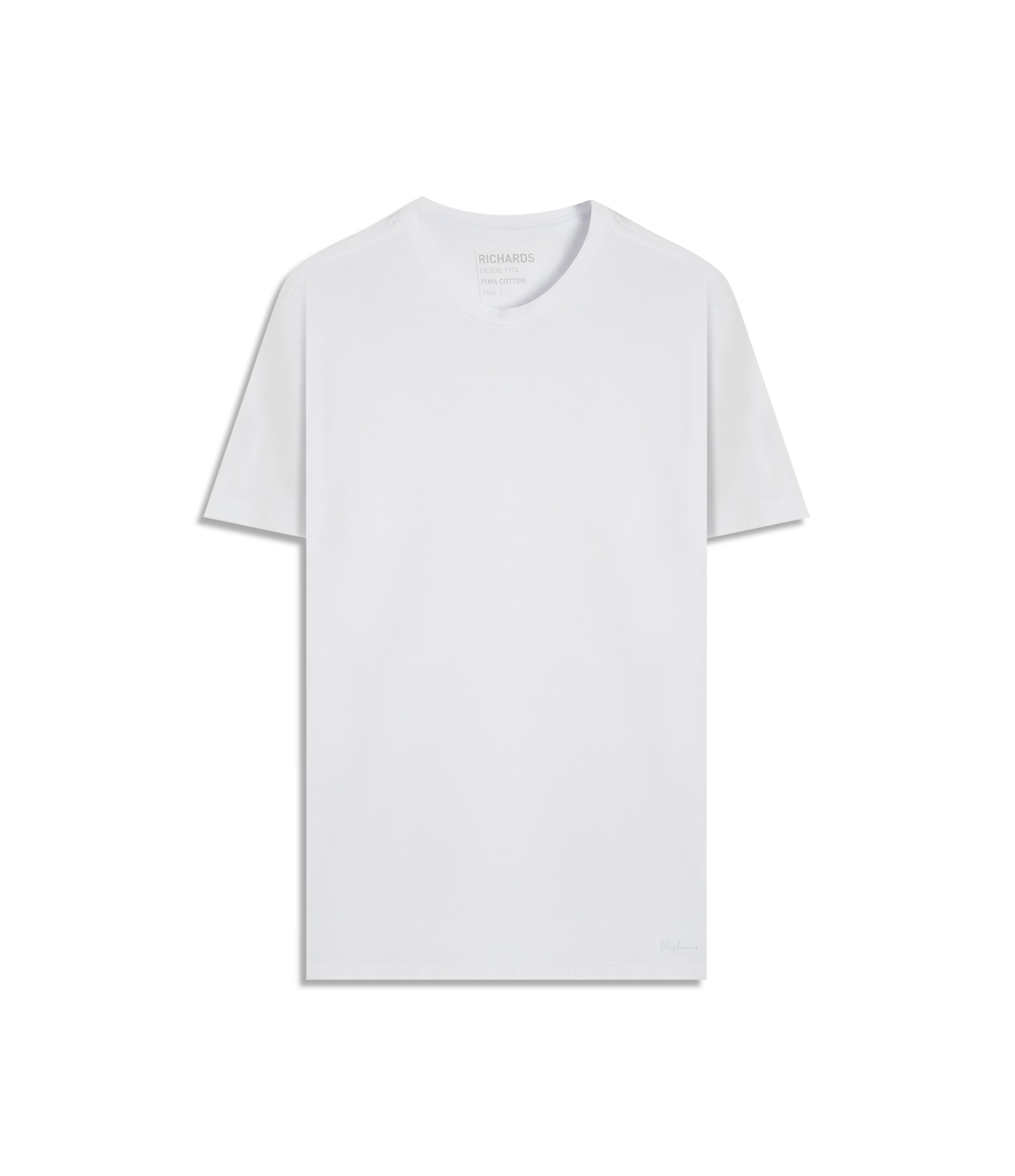 T-Shirt Basic Pima Mc Branco