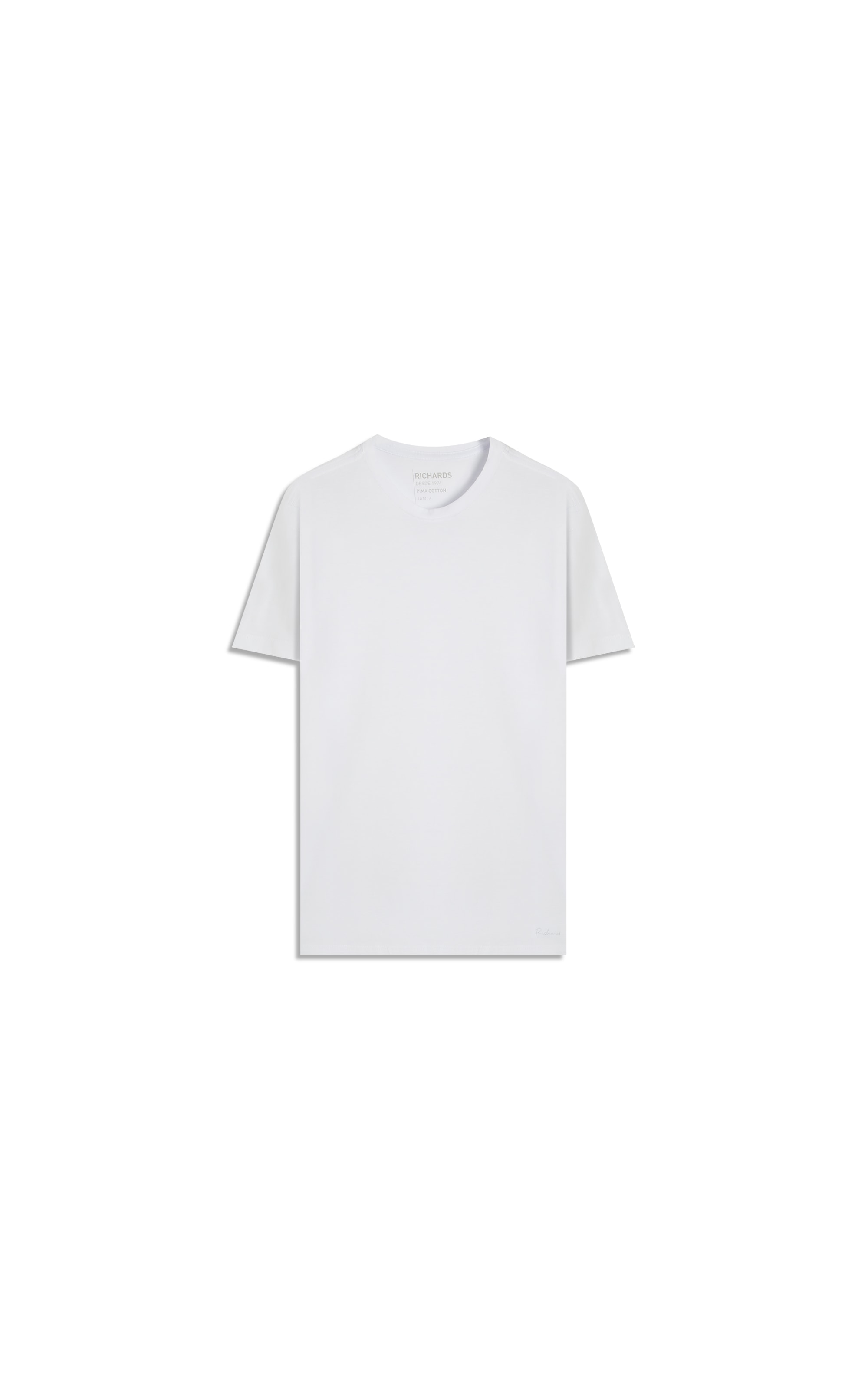 T-Shirt Basic Pima Mc Branco