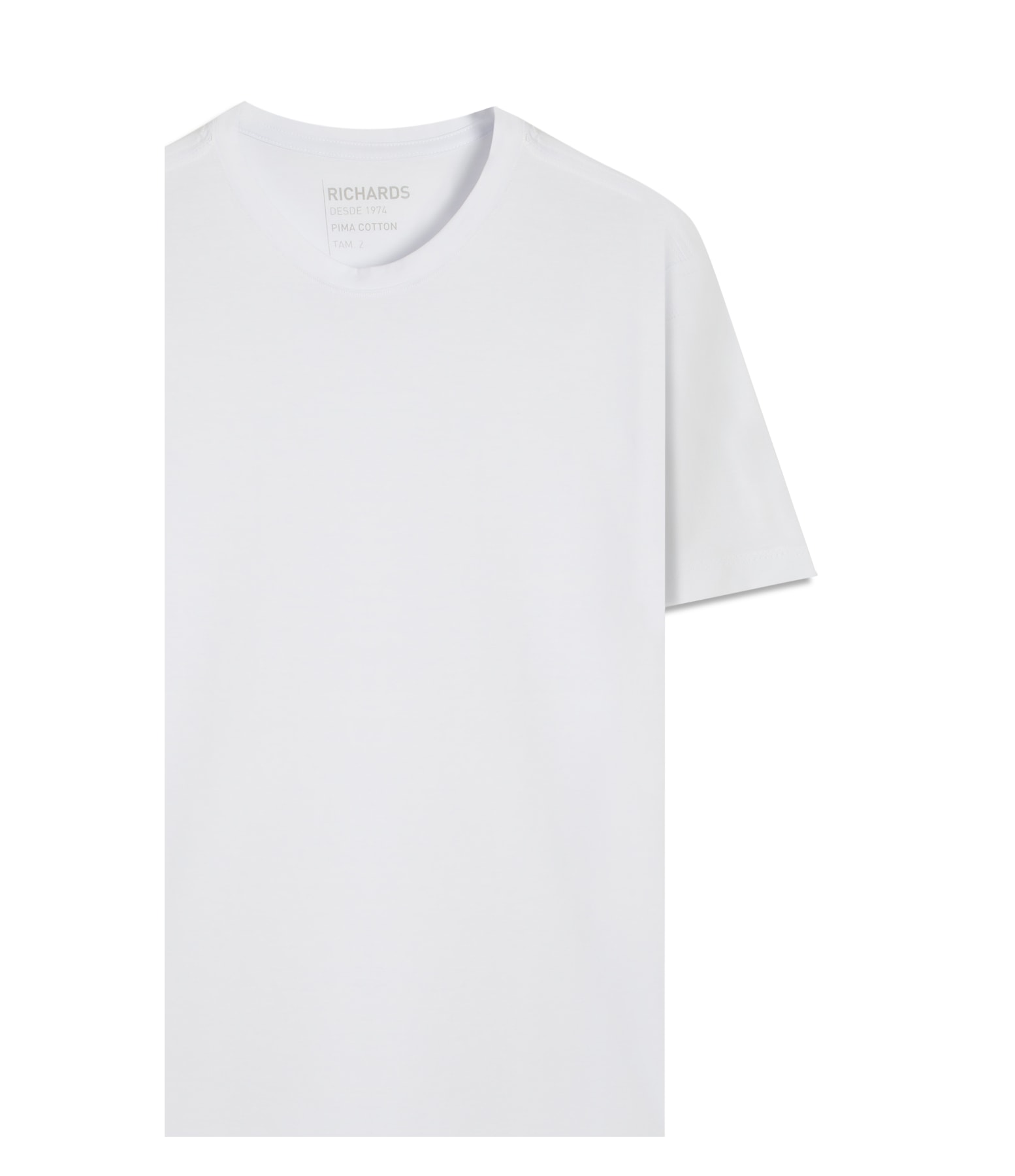 T-Shirt Basic Pima Mc Branco