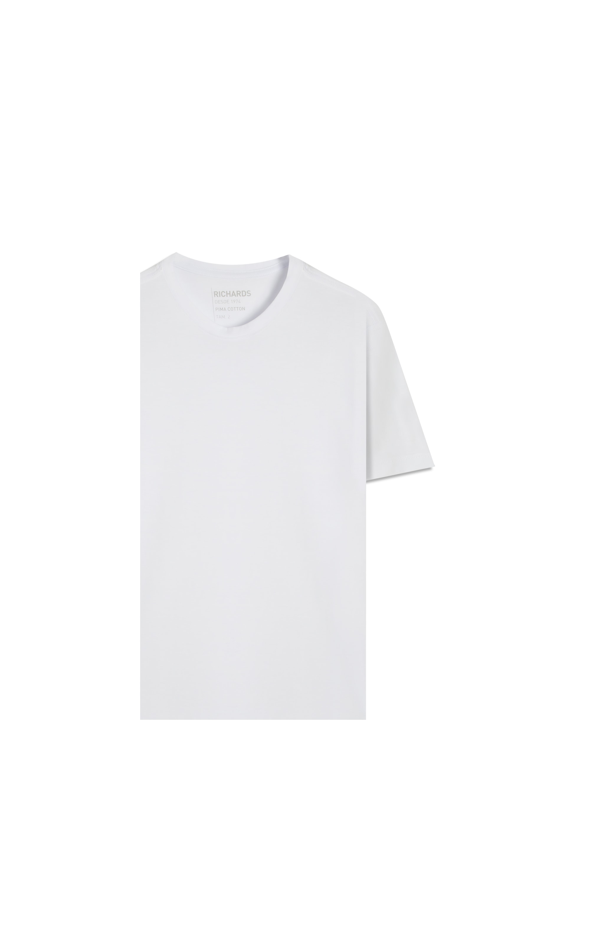 T-Shirt Basic Pima Mc Branco