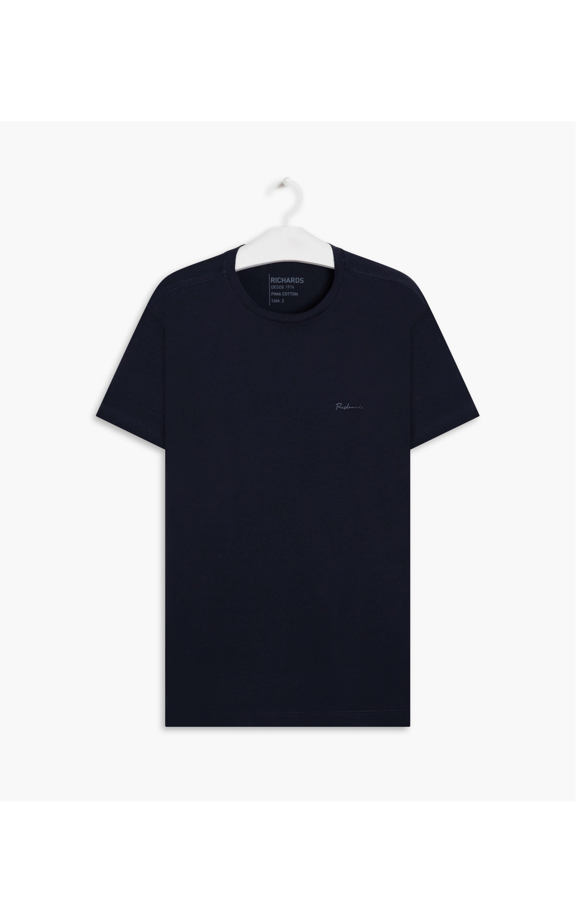 T-Shirt Basic Pima Mc Dark Navy