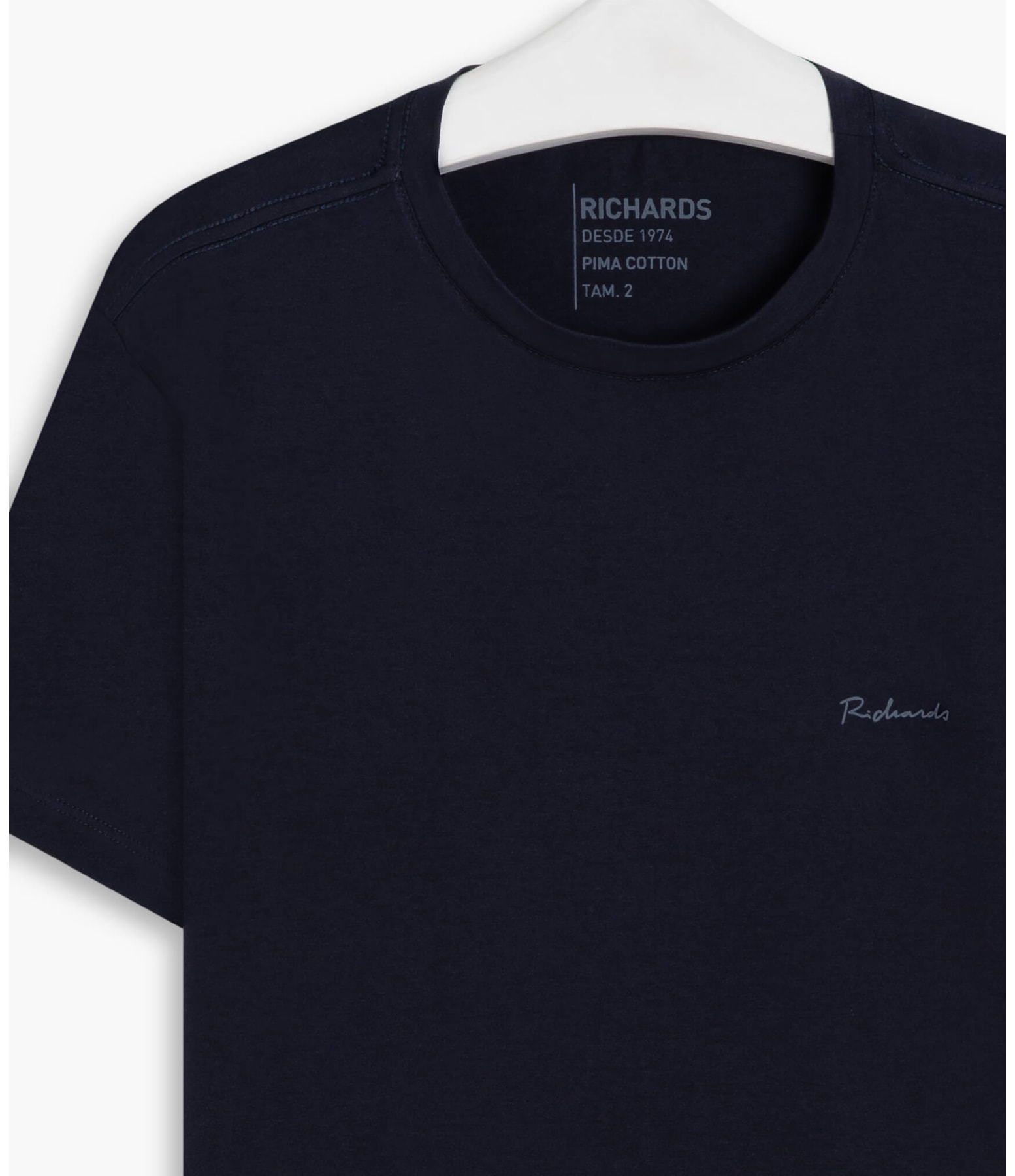 T-Shirt Basic Pima Mc Dark Navy