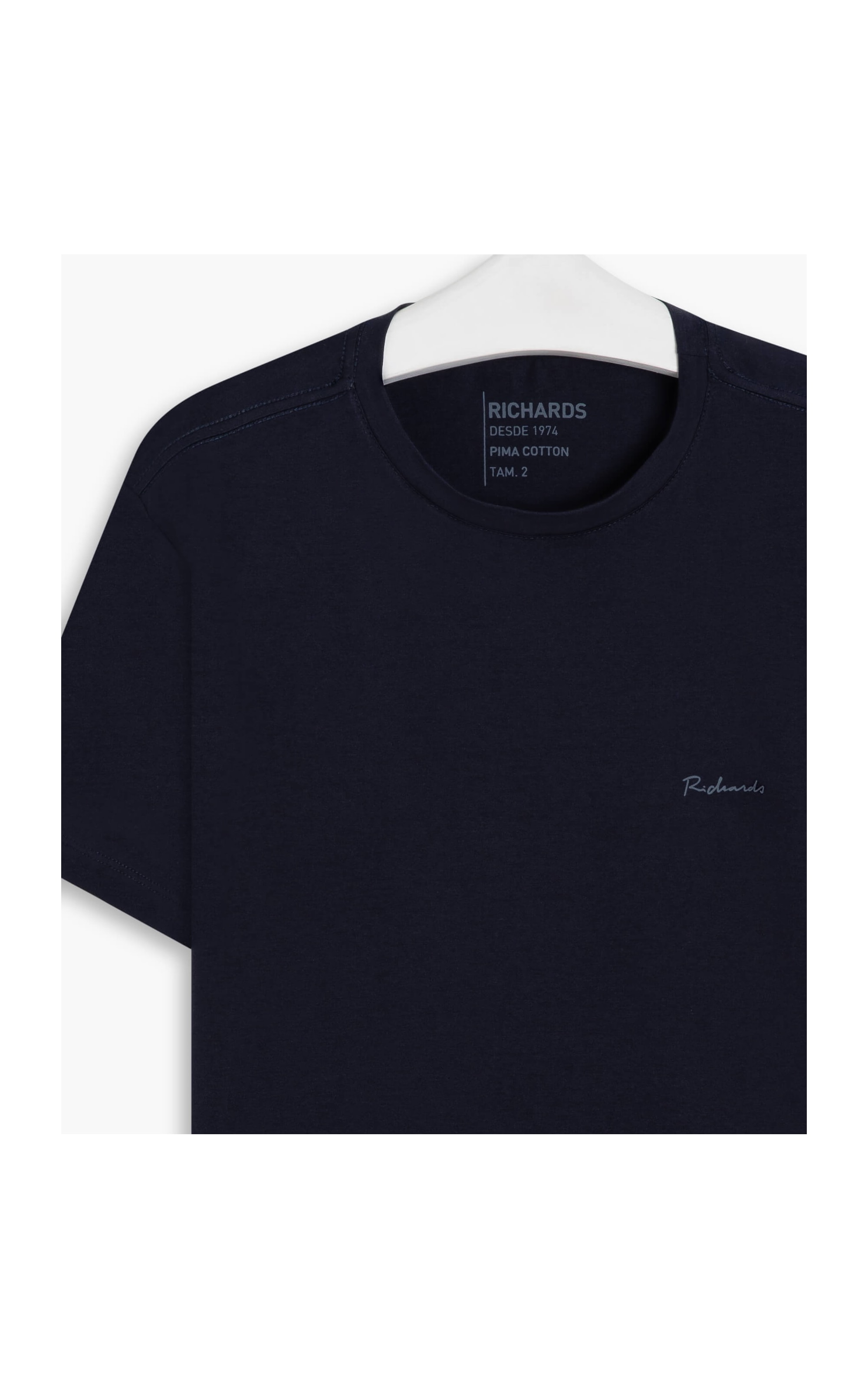 T-Shirt Basic Pima Mc Dark Navy