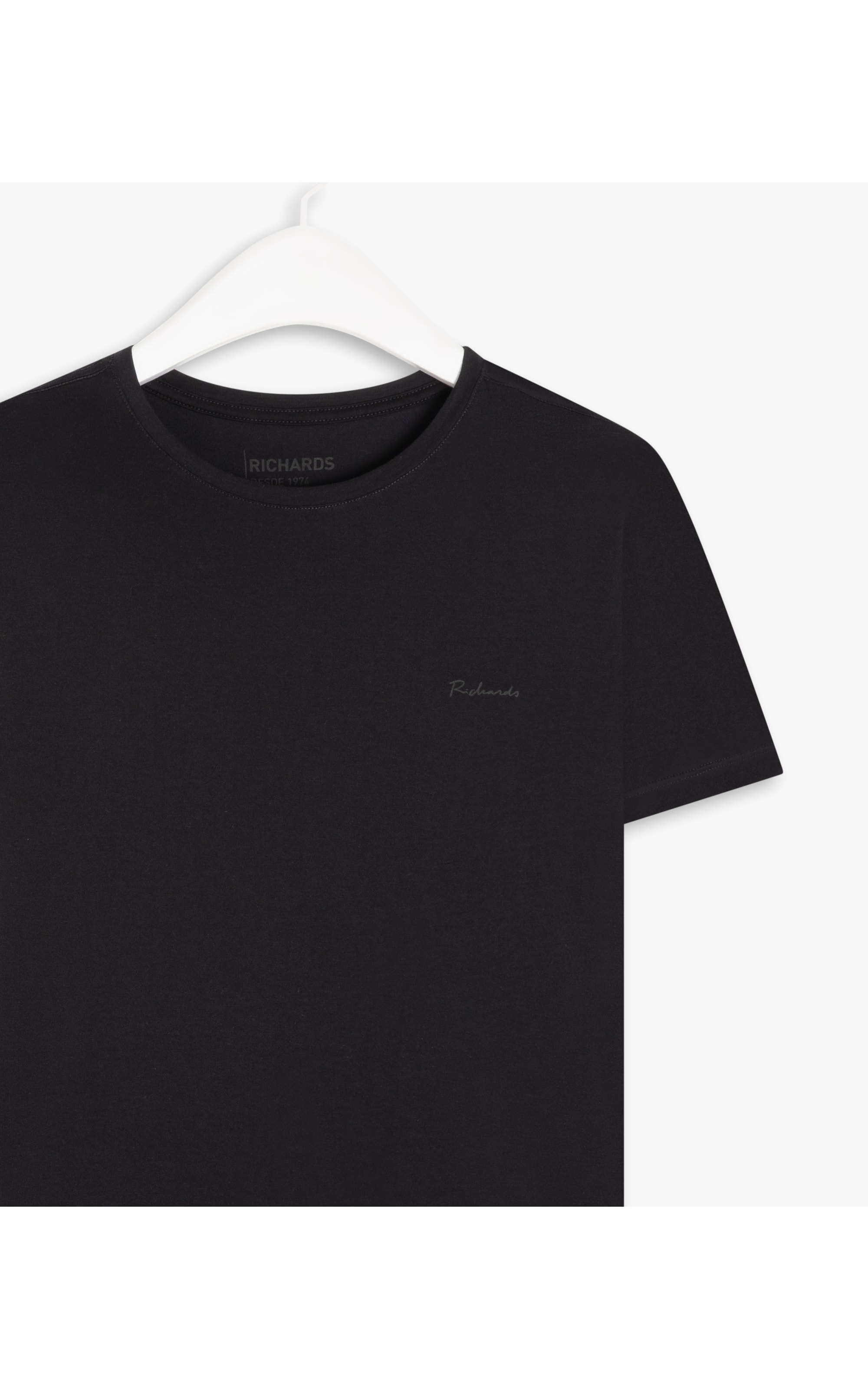 T-Shirt Basic Pima Mc Preto