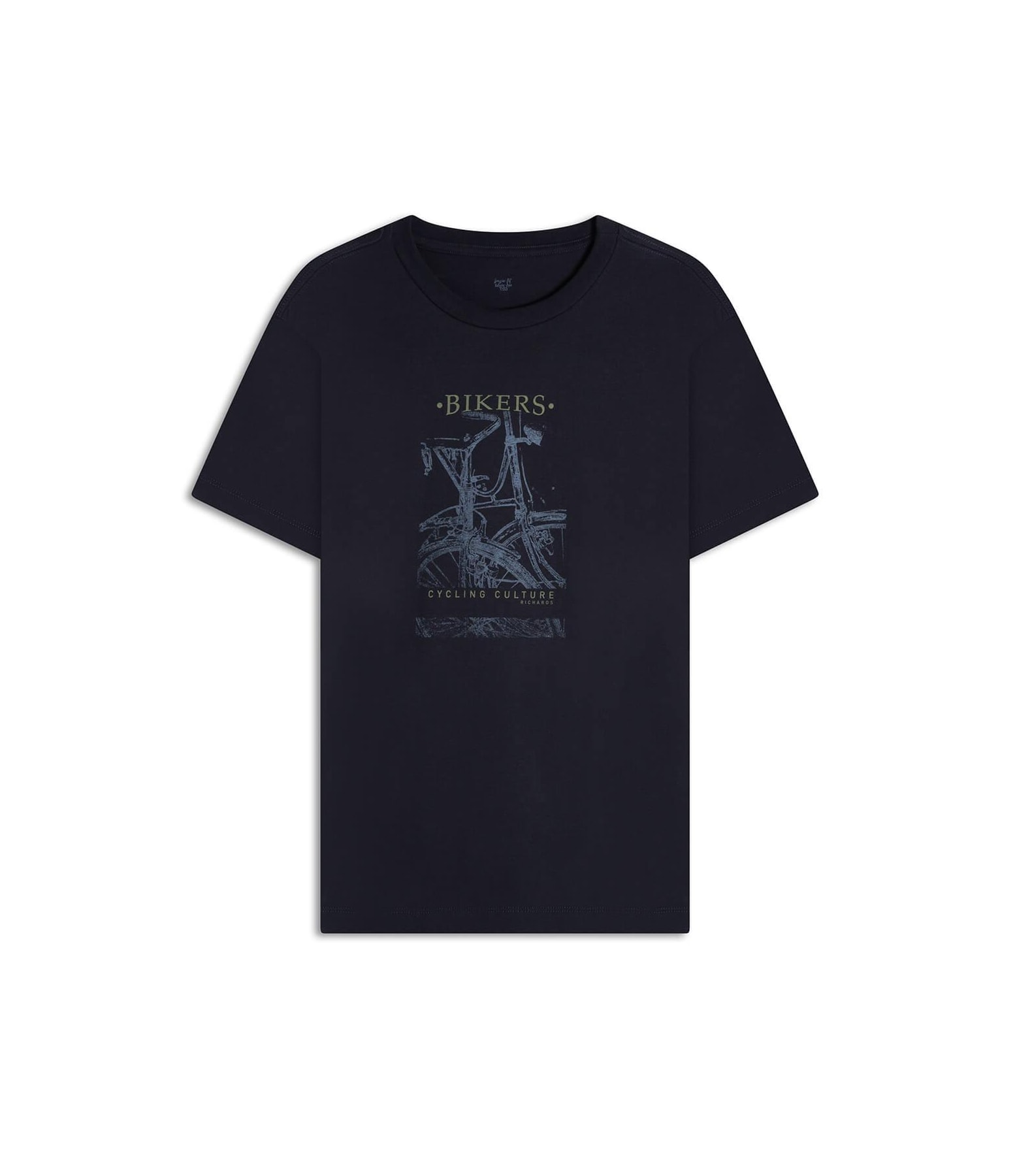 T-Shirt Bikers Frente New Classic Midnight Blue