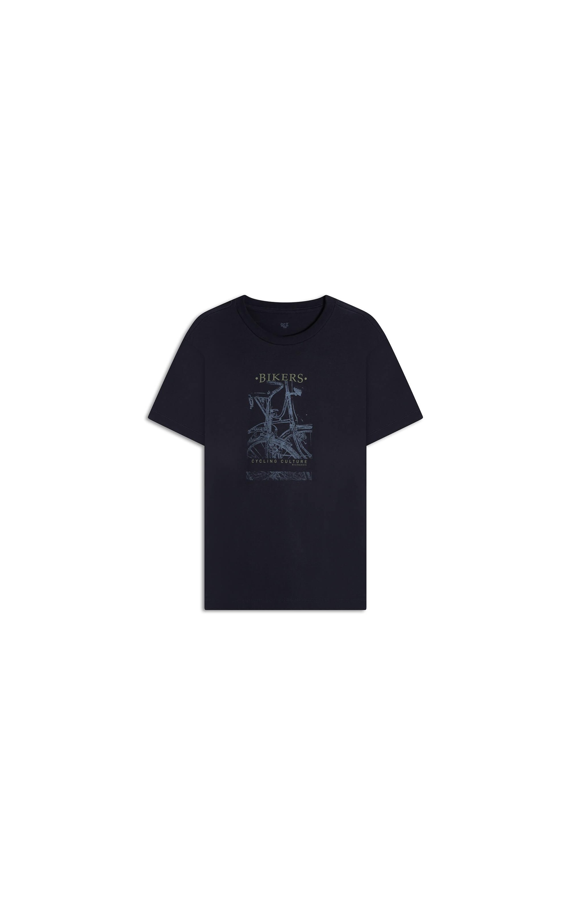 T-Shirt Bikers Frente New Classic Midnight Blue