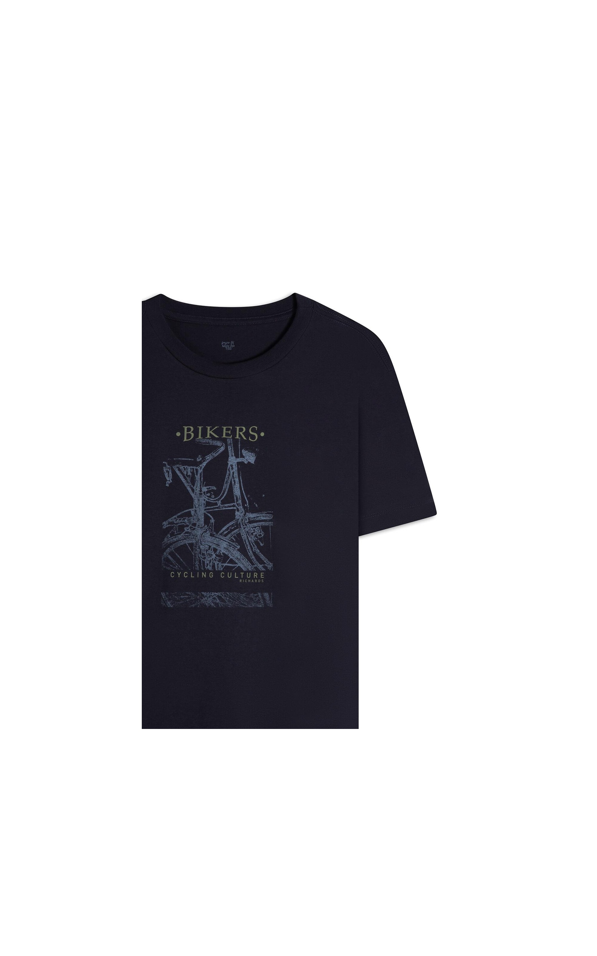 T-Shirt Bikers Frente New Classic Midnight Blue