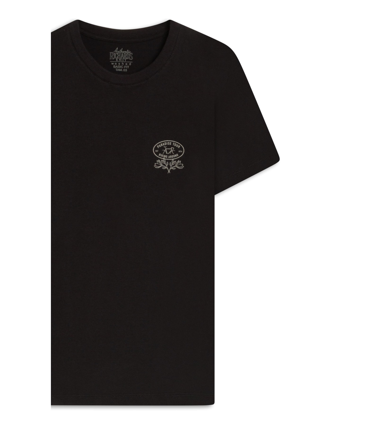 T-Shirt Biking Preto