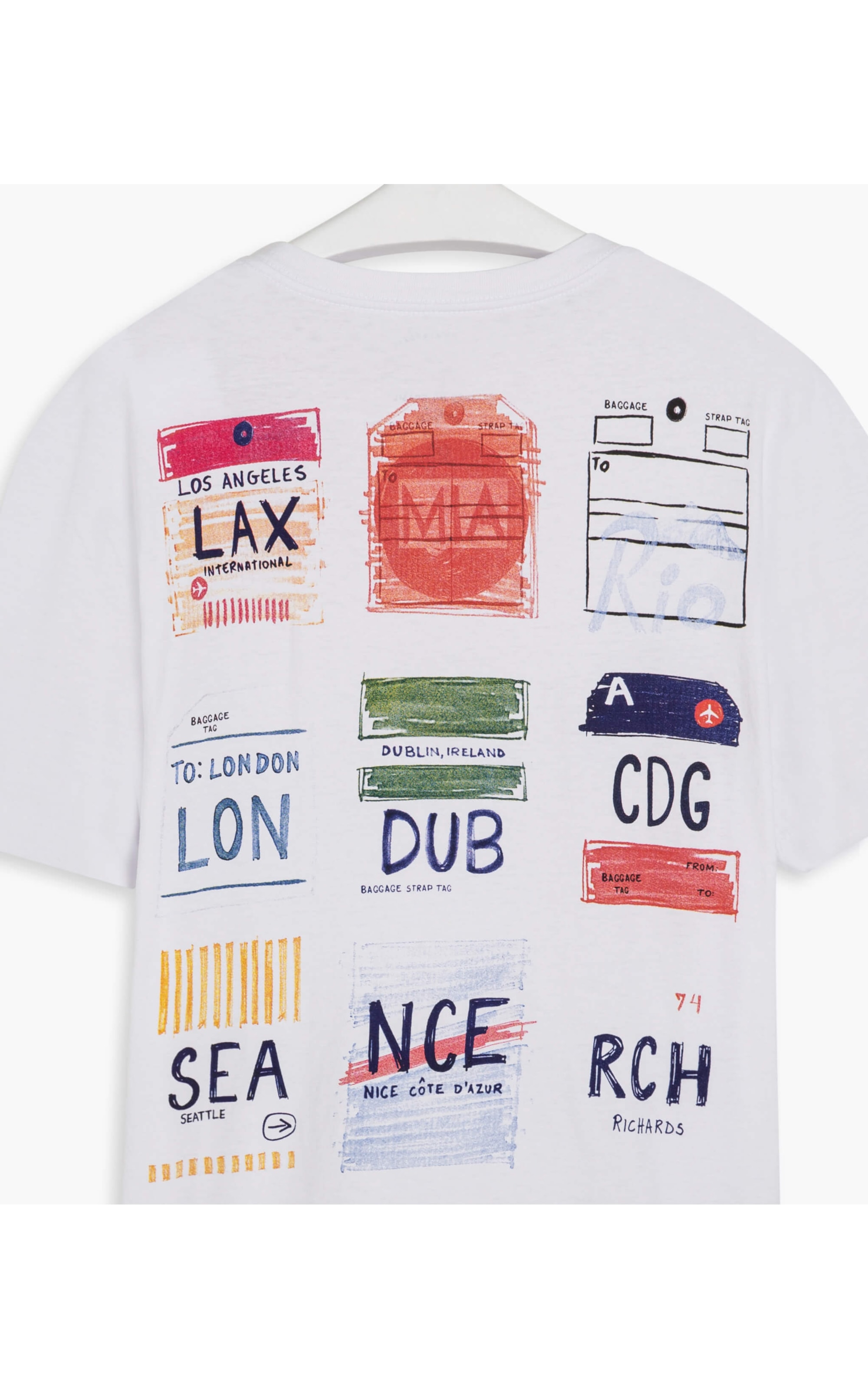 T-Shirt Bon Voyage Mc Branco