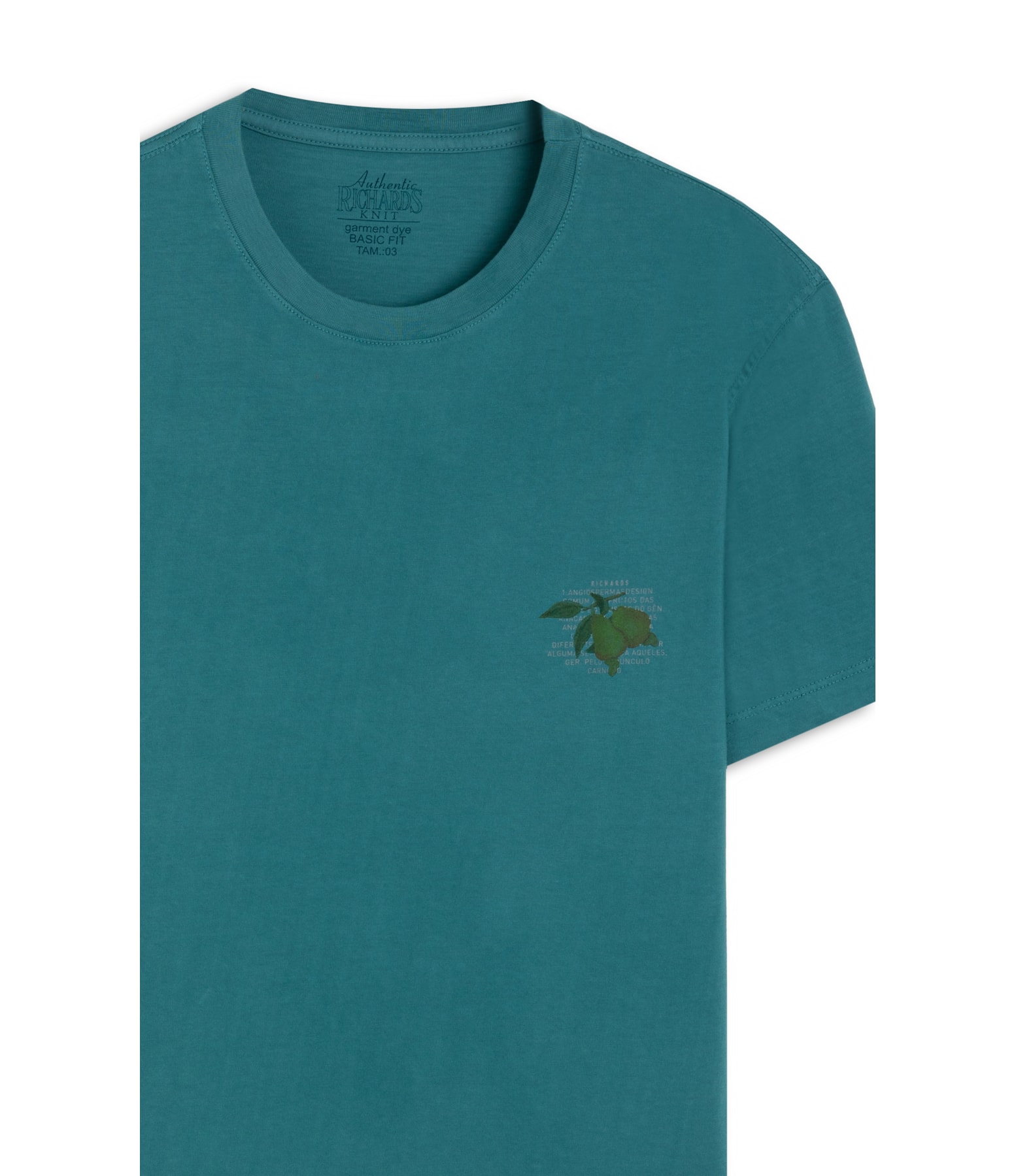 T-Shirt Caju Gd Mc Bf Petroleo