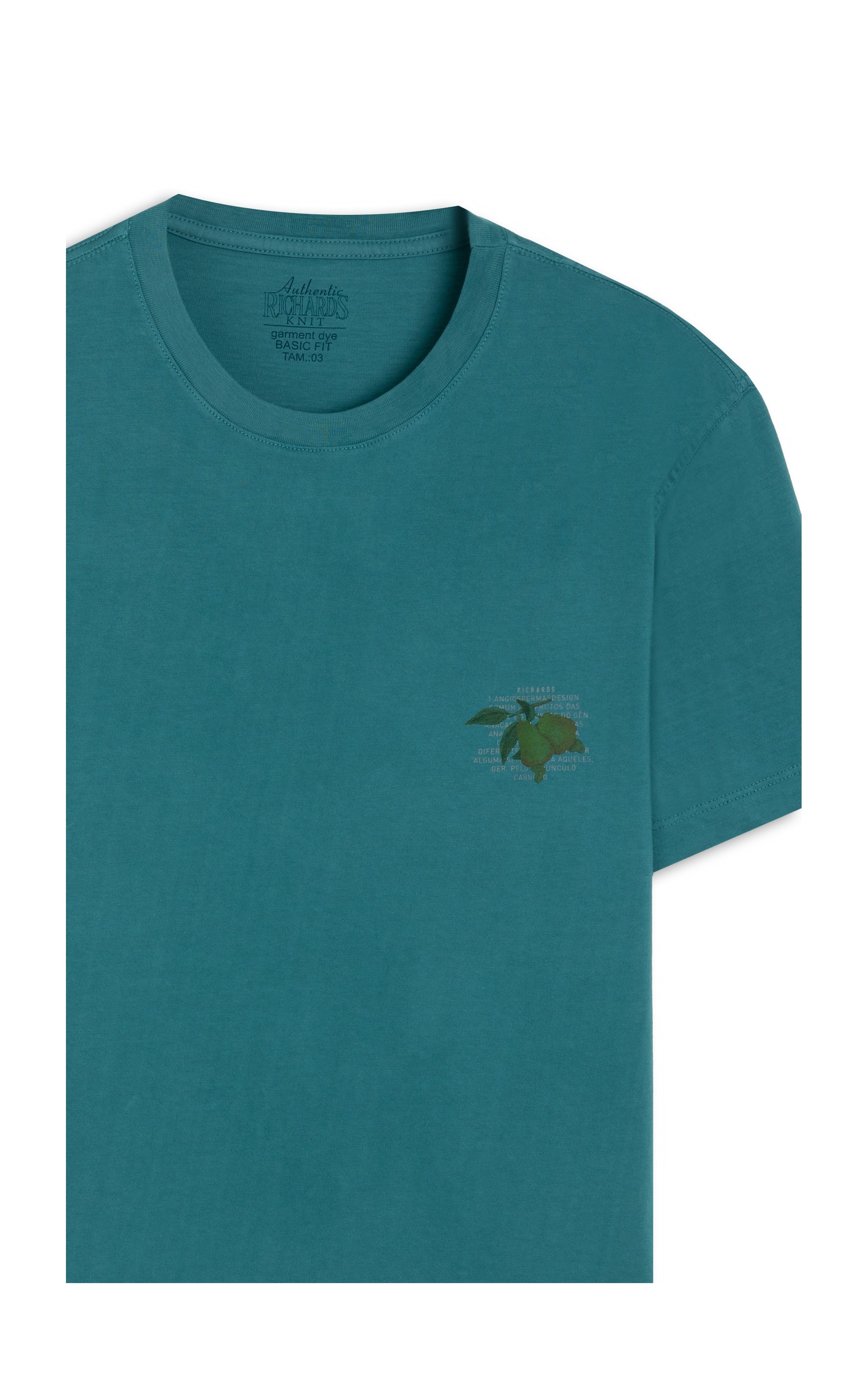 T-Shirt Caju Gd Mc Bf Petroleo