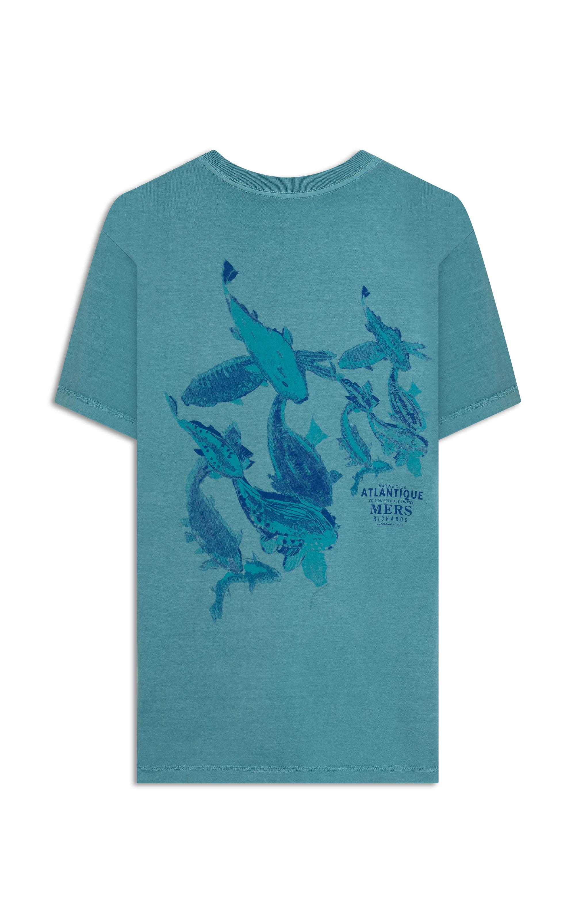 T-Shirt Cardume Washed Mc Bf Turquesa
