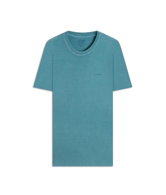 T-Shirt Cardume Washed Mc Bf Turquesa