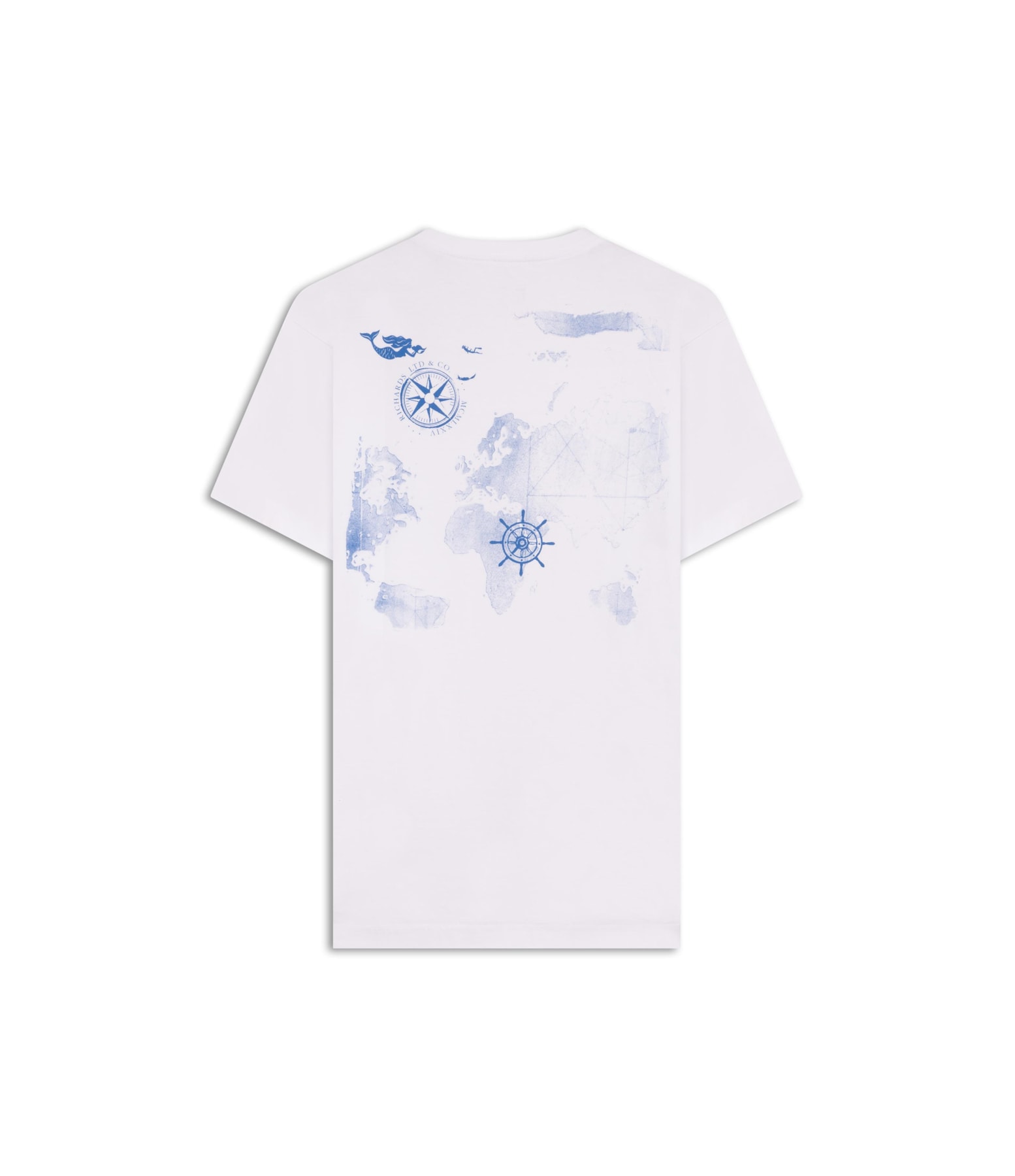 T-Shirt  Carta Nautica Branco