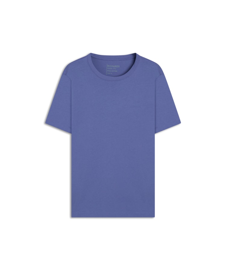 T-Shirt Casual Pima Azul Jeans