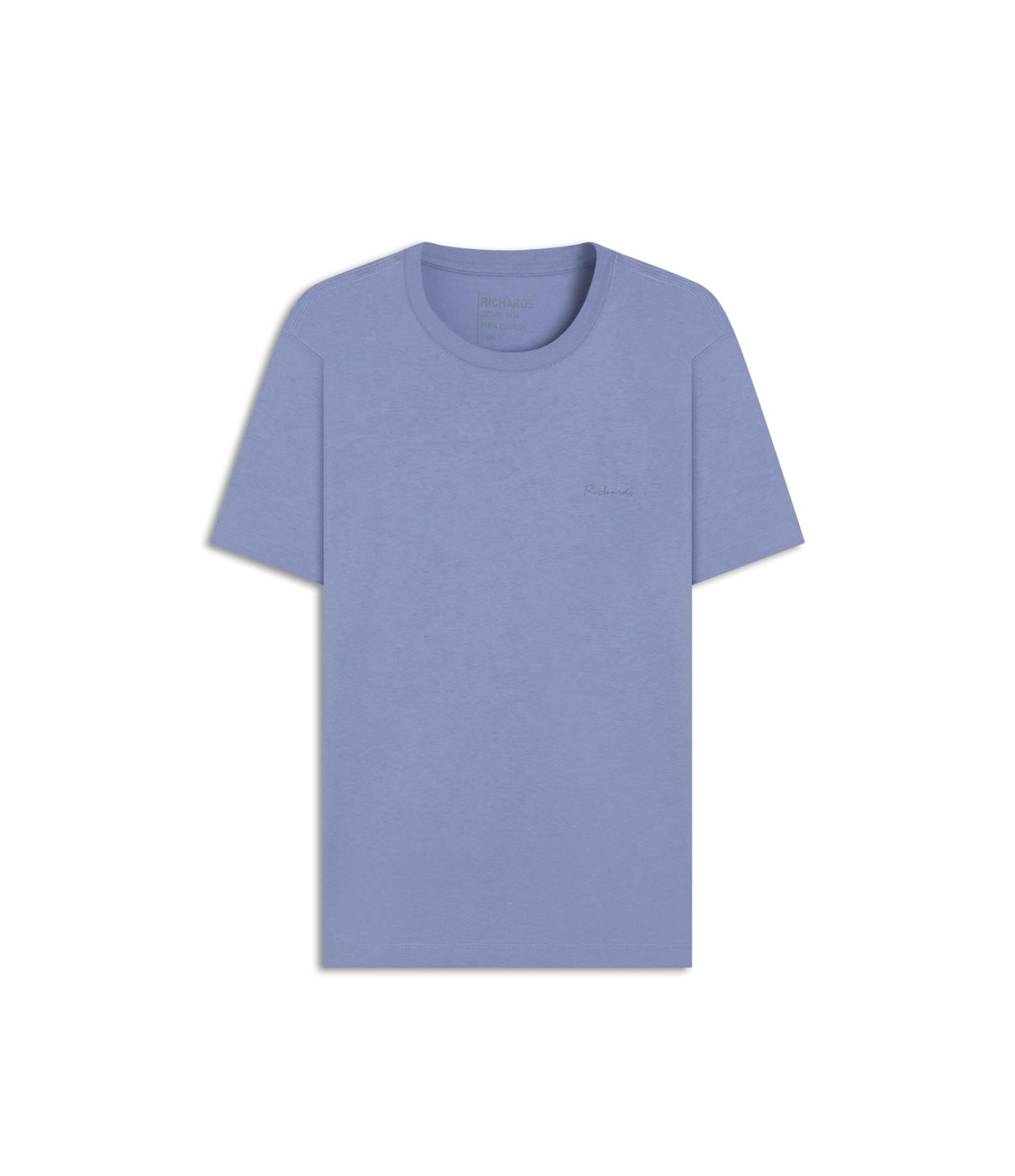 T-Shirt Casual Pima Azul Pervante