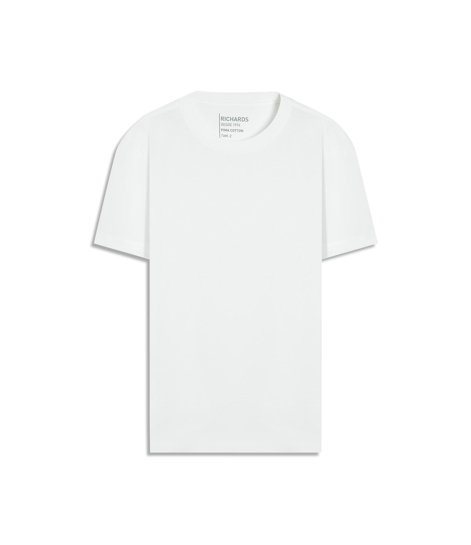 T-Shirt Casual Pima Branco