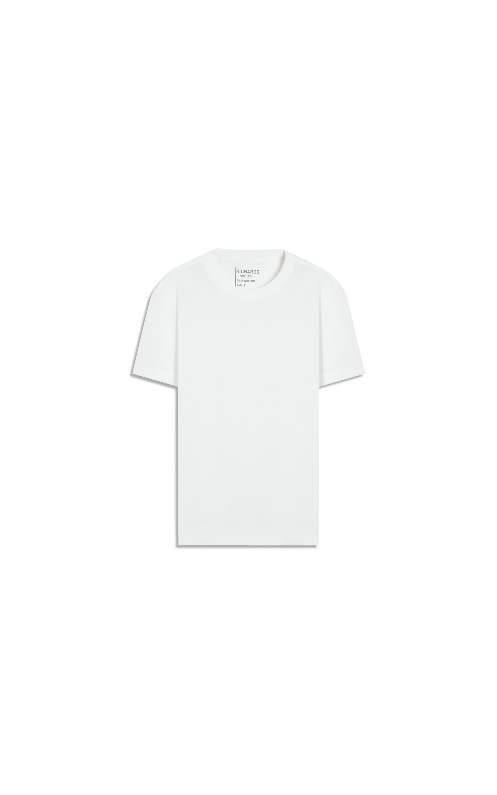 T-Shirt Casual Pima Branco