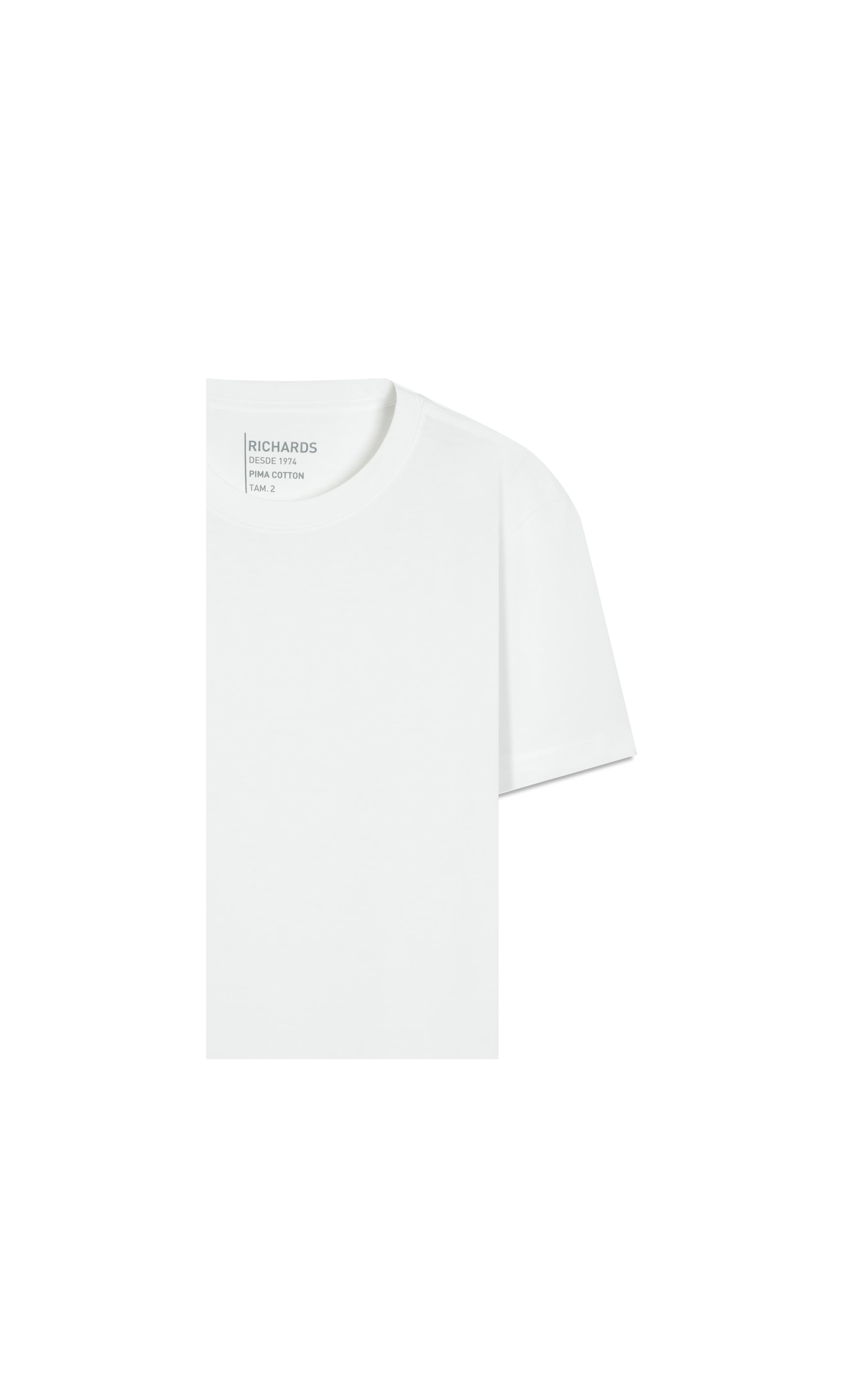 T-Shirt Casual Pima Branco