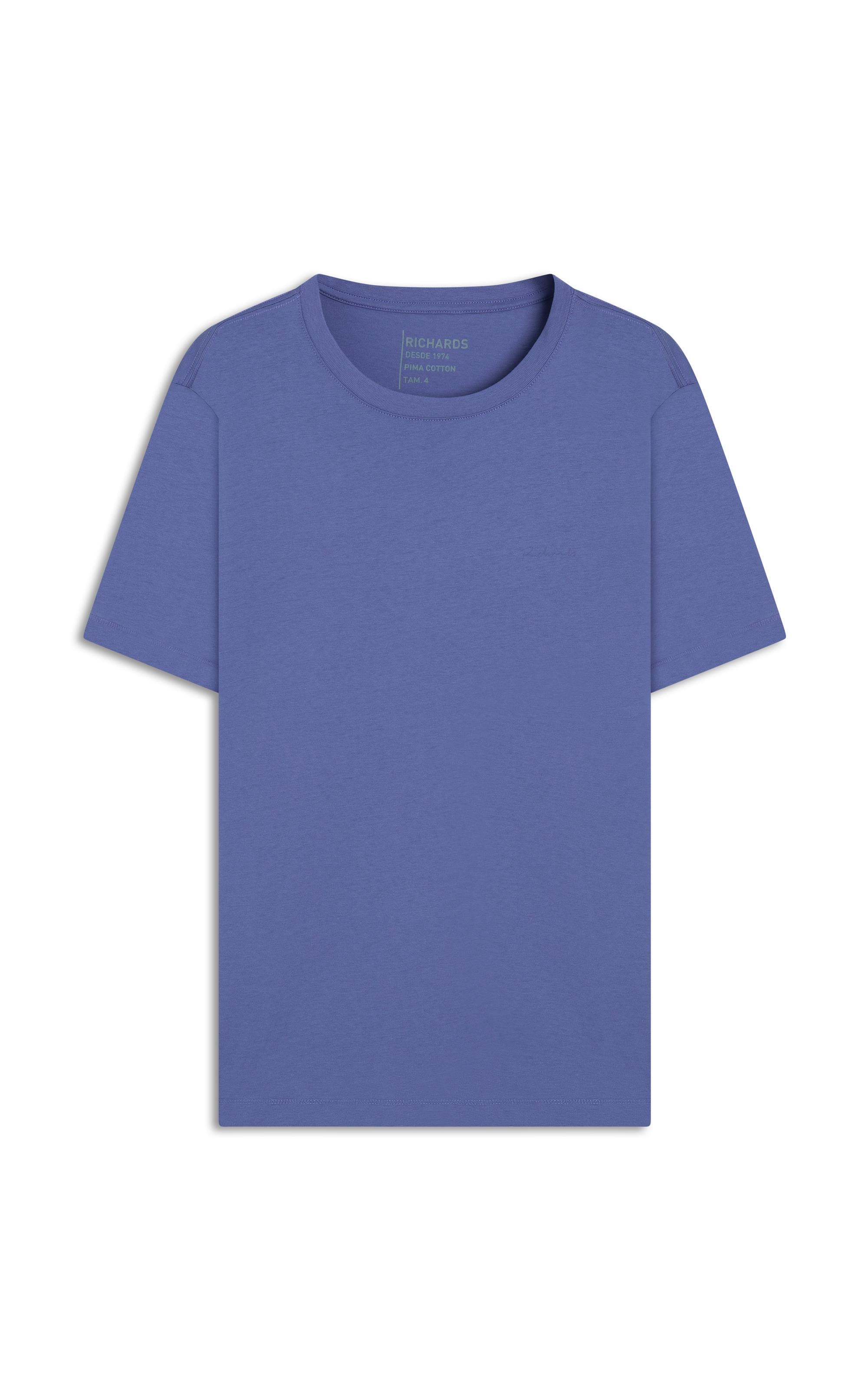 T-Shirt Casual Pima Mc Azul Jeans