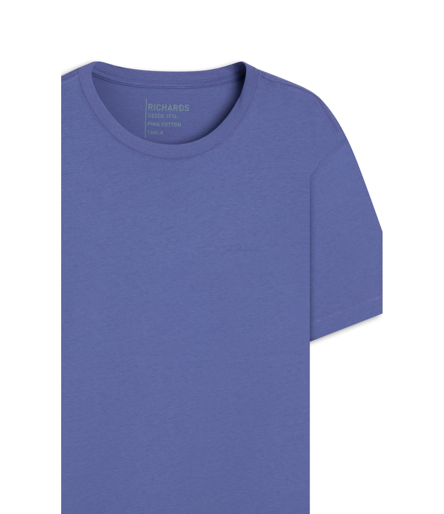 T-Shirt Casual Pima Mc Azul Jeans