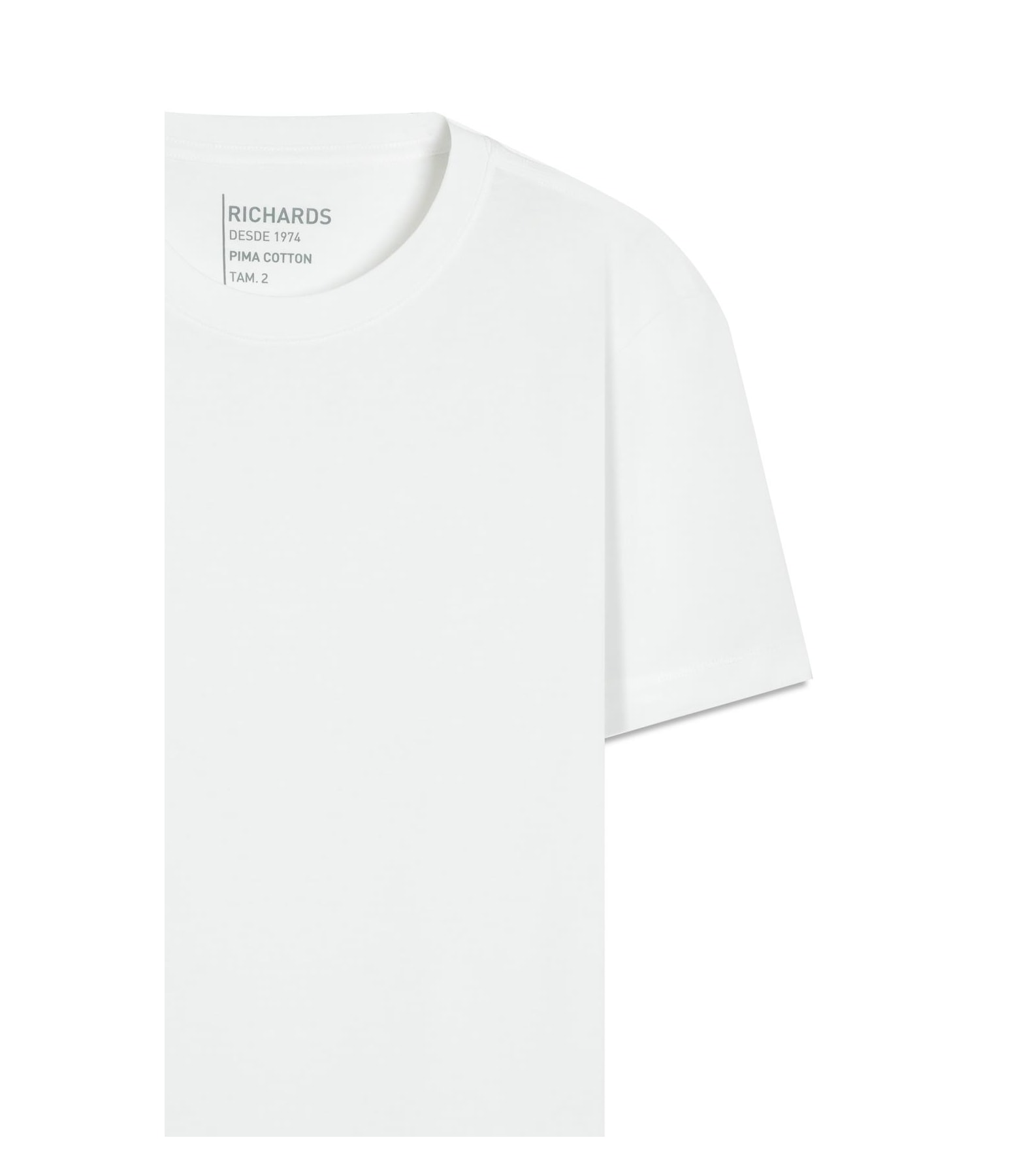 T-Shirt Casual Pima Mc Branco