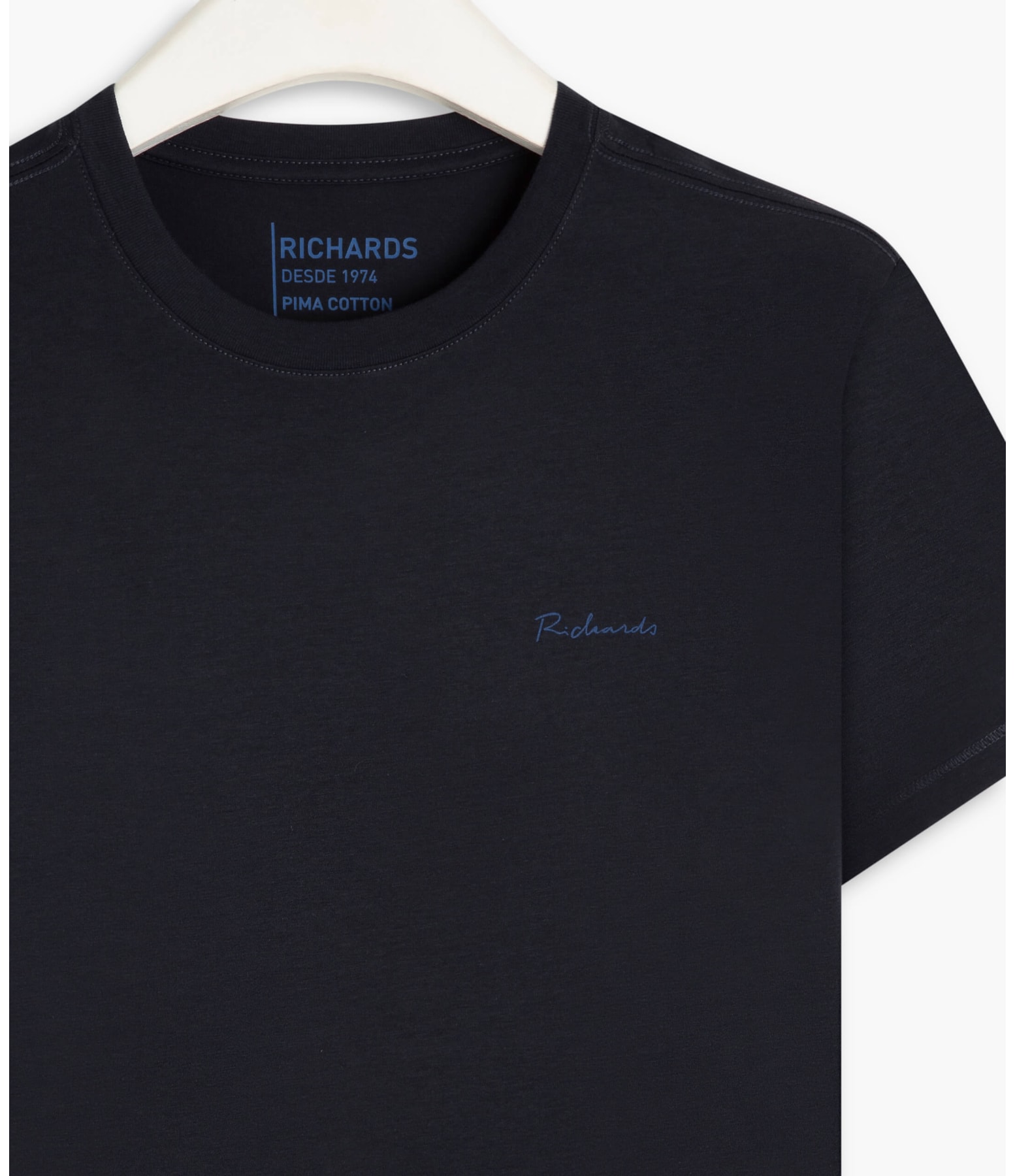 T-Shirt Casual Pima Mc Dark Navy