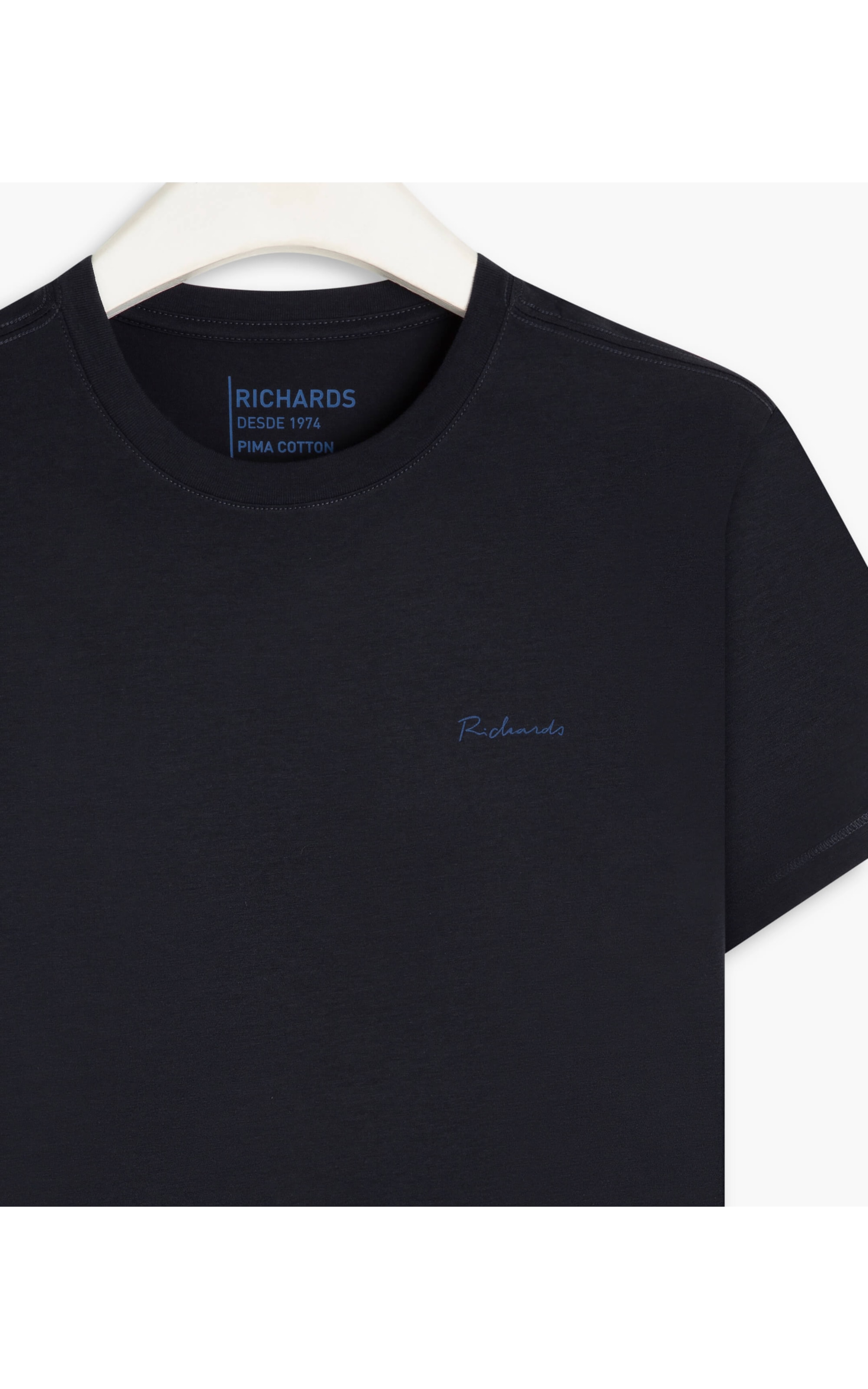 T-Shirt Casual Pima Mc Dark Navy