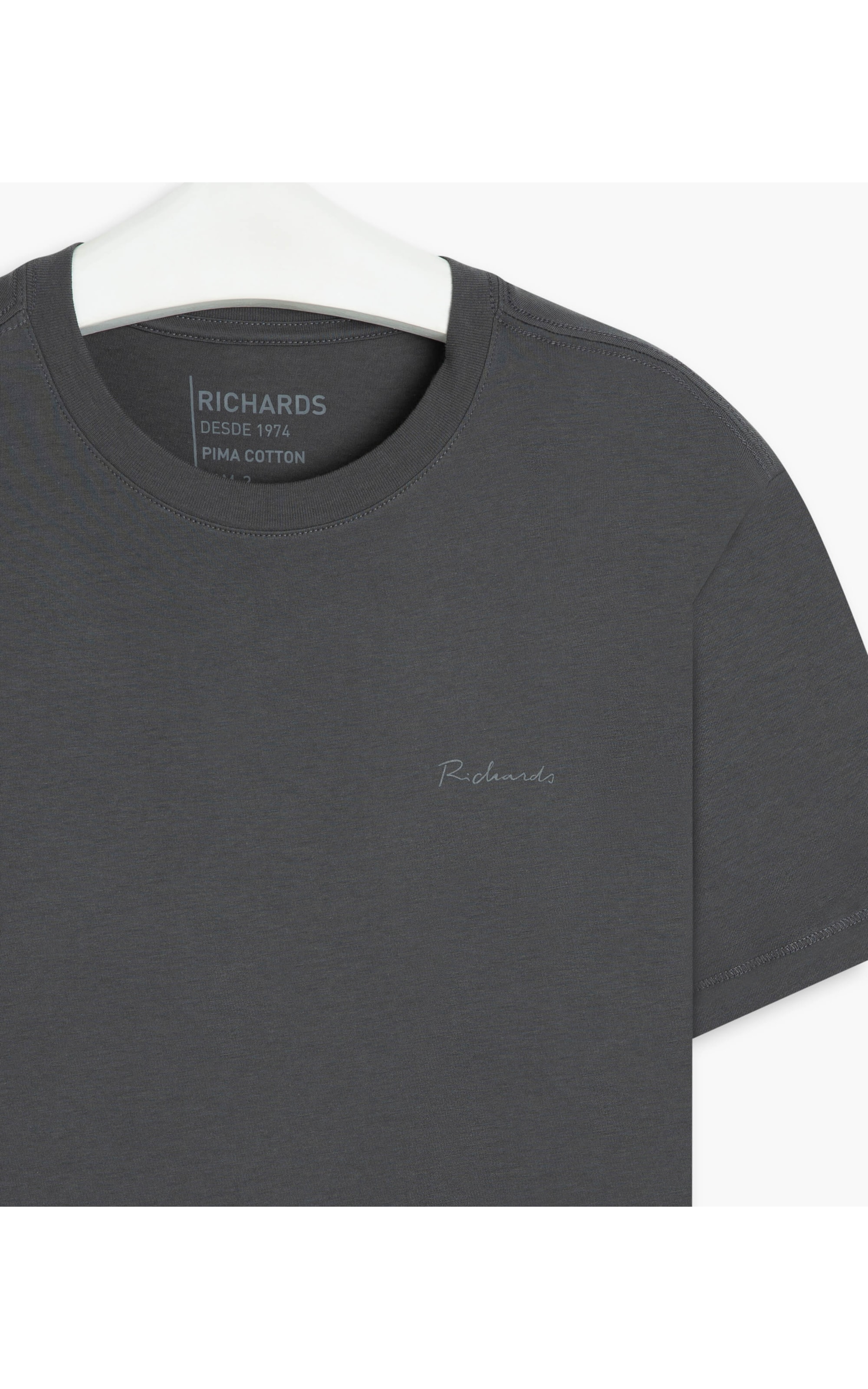 T-Shirt Casual Pima Mc Grafite